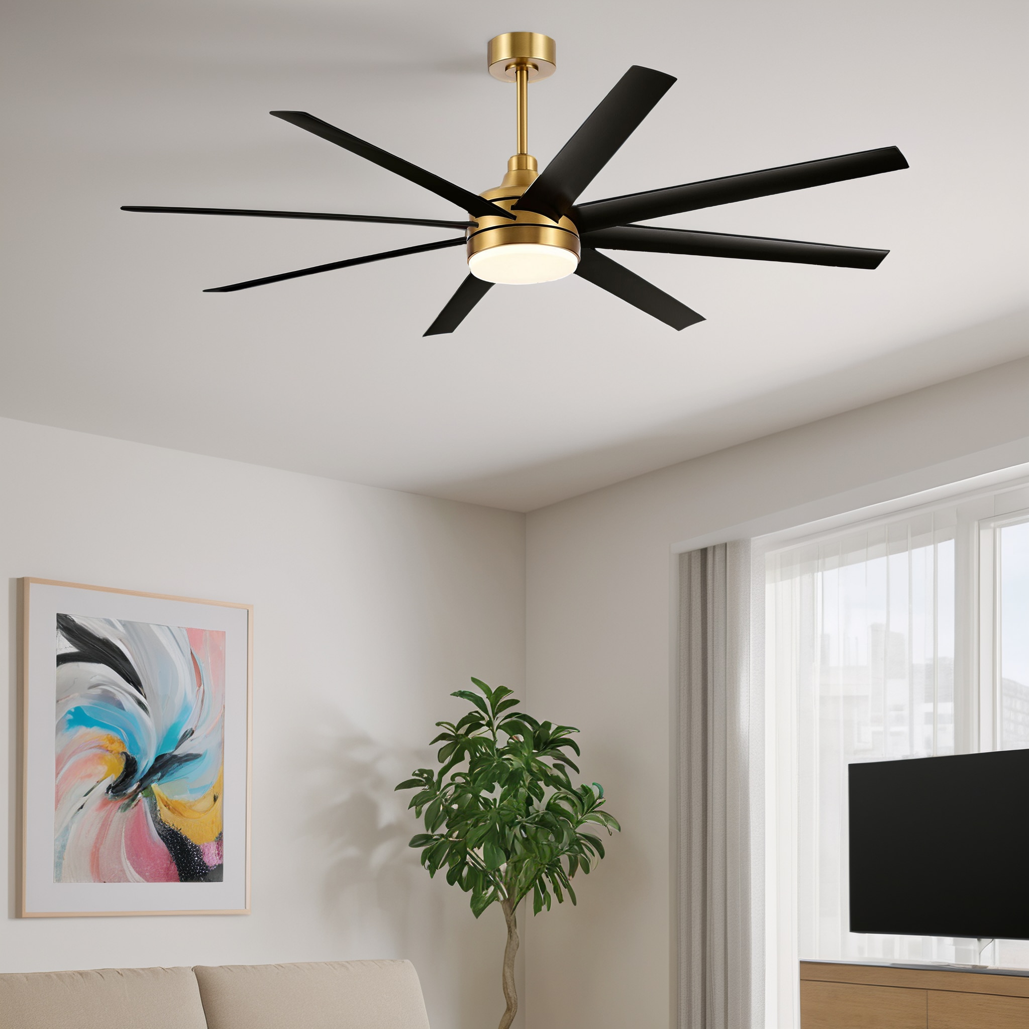 Breezary 23012-BLK Ceiling-Fans - View #3