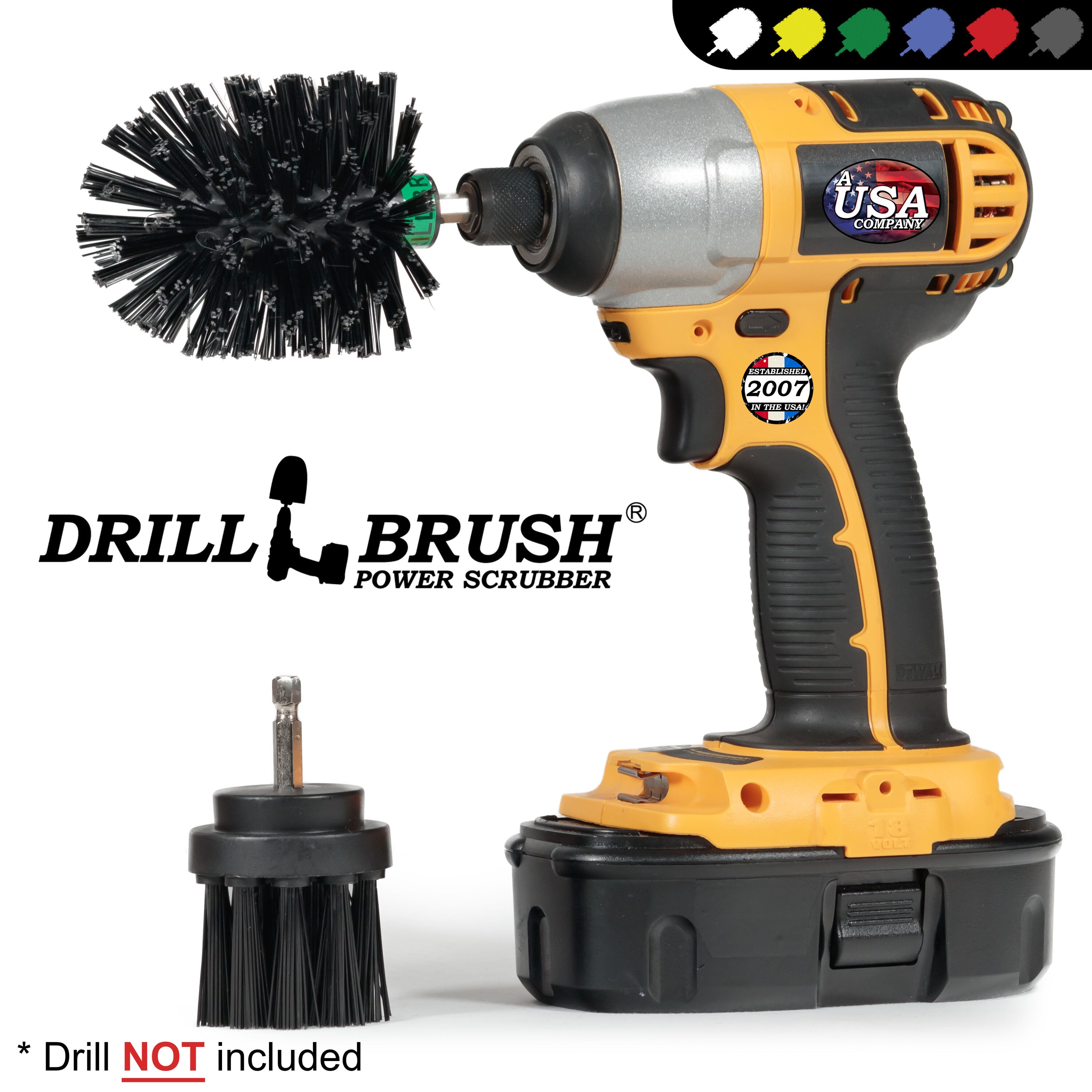 Drillbrush K-MS-2L-QC-DB Grill-Brushes-Cleaning-Blocks - View #6