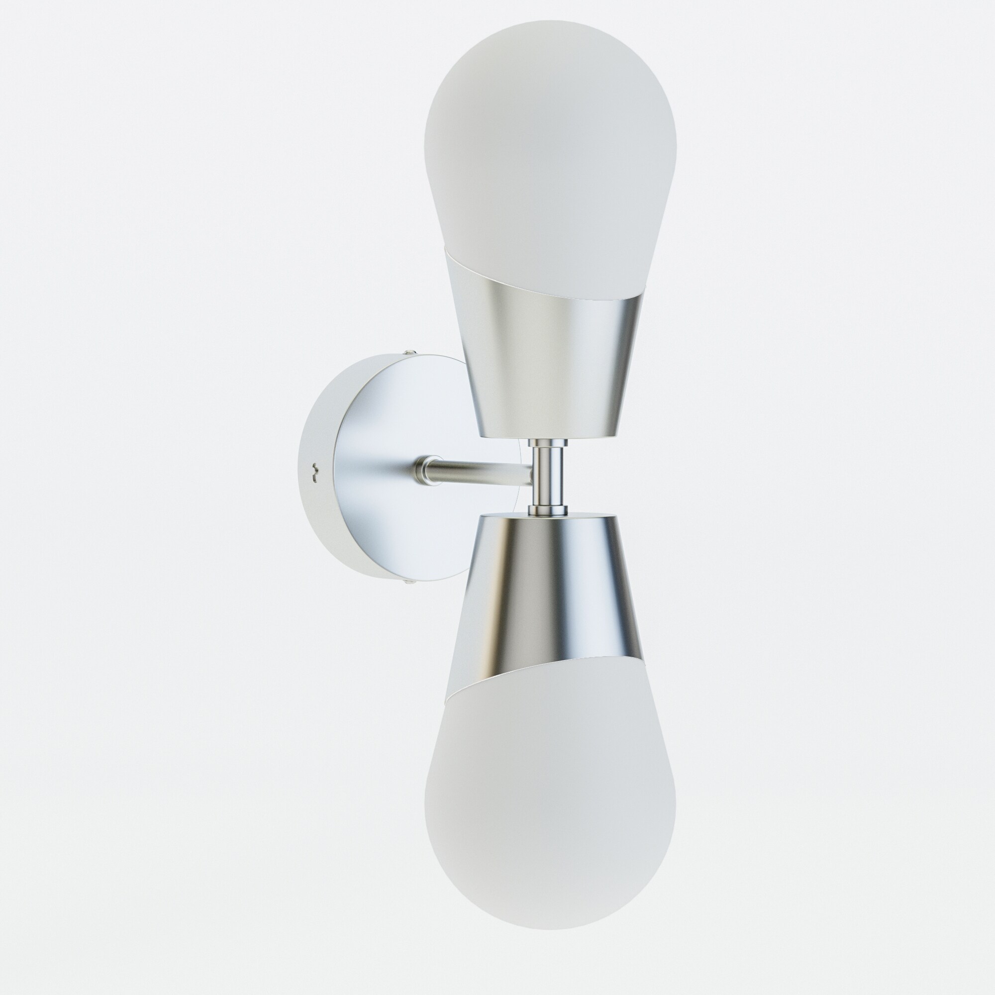 Maxax MX21047-W2NK Kachet 4.92-in 2 -Light Brushed Nickel Integrated LED Modern/contemporary Vanity light