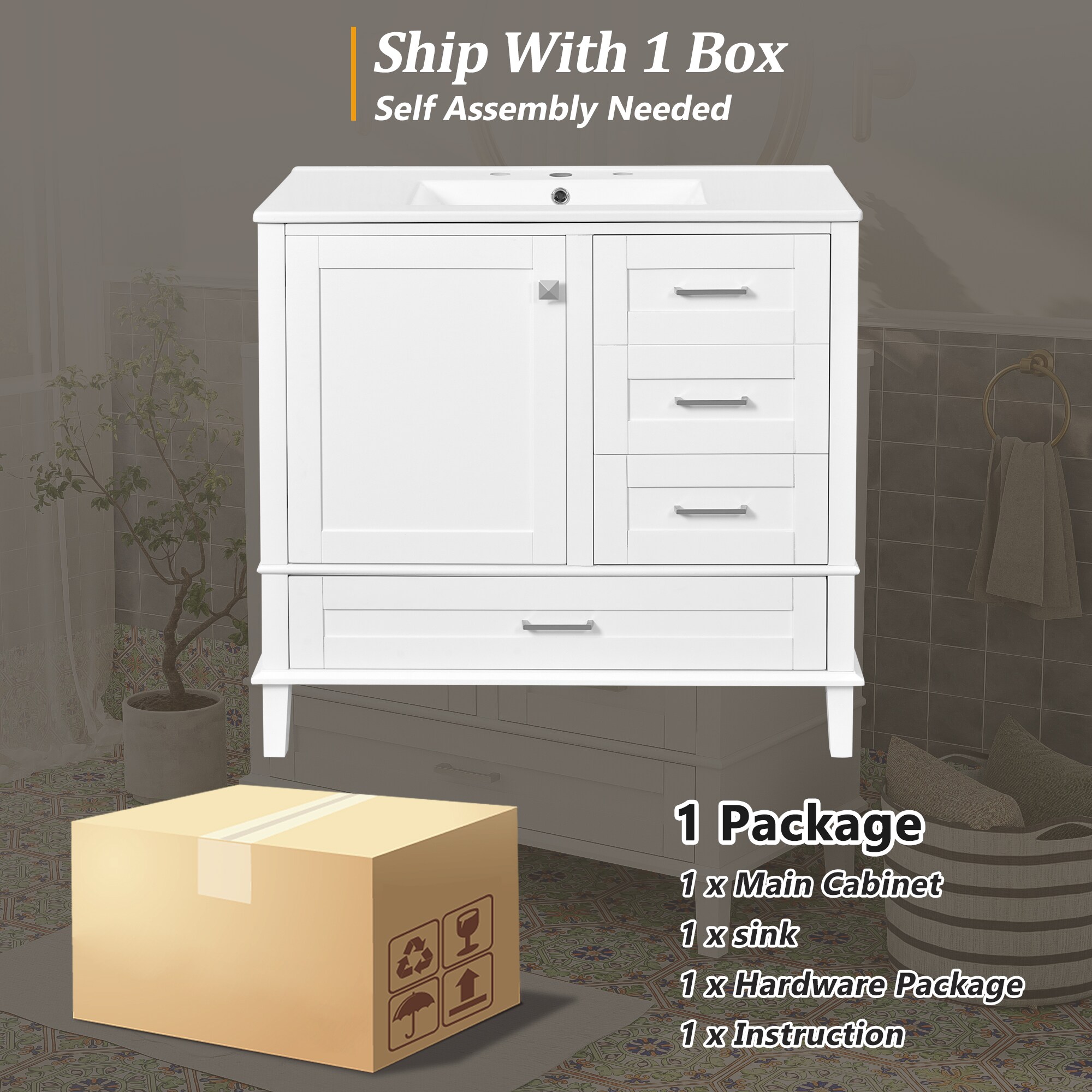 GDFStudio 338037 Bath-Vanity-Combo - View #7