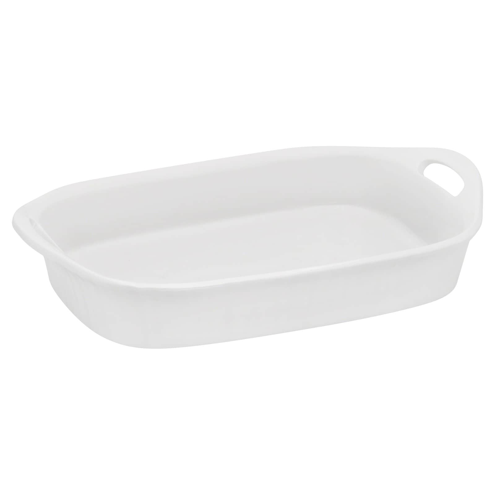 Restaurantware 7 Ounce White Casserole Dishes, 10 Square White Baking Dishes  - Oven Safe, Chip Resistant, White