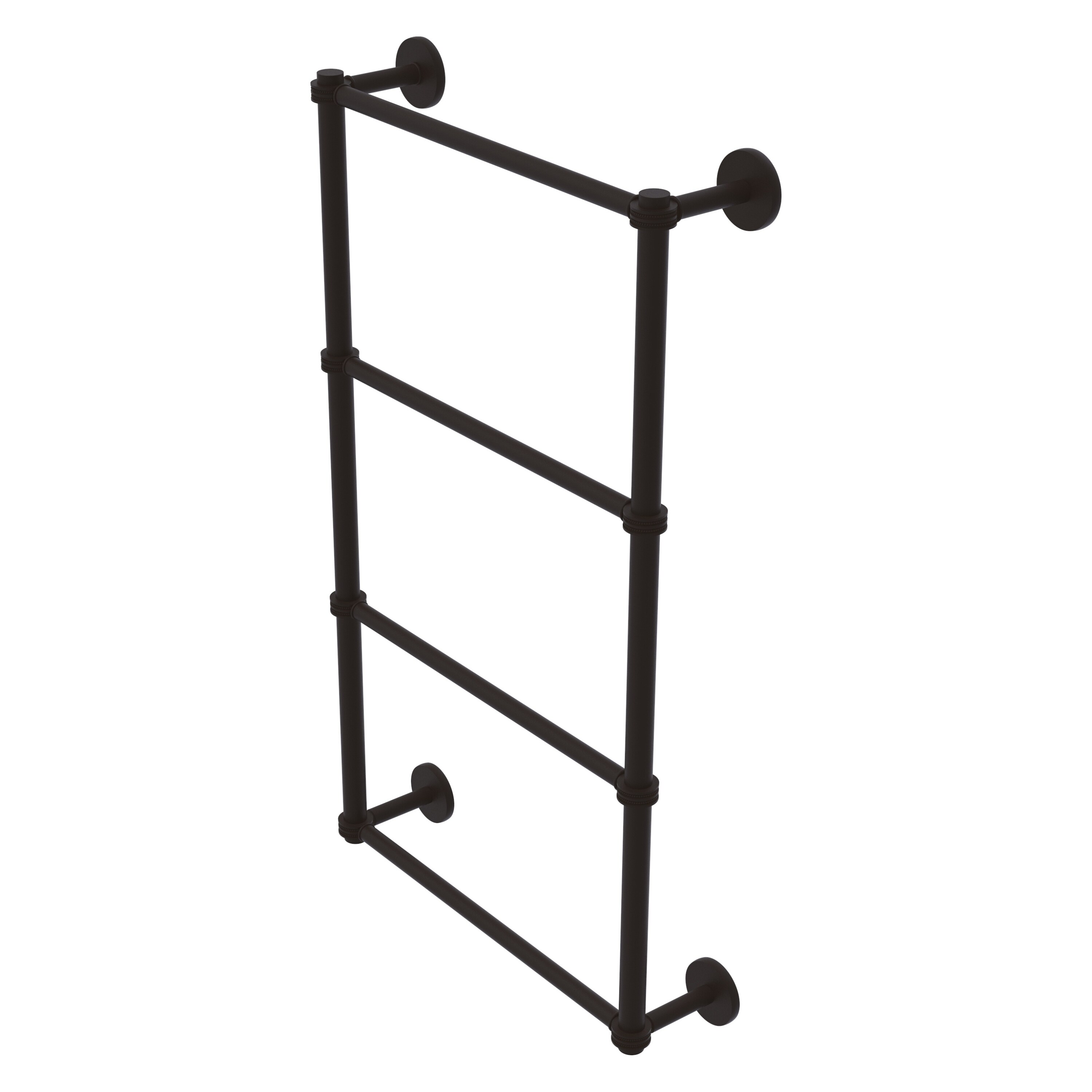 Allied Brass P1000-28D-30-ORB Prestige Skyline 30-in double Oil-rubbed bronze Wall mount 4-tier Towel Bar