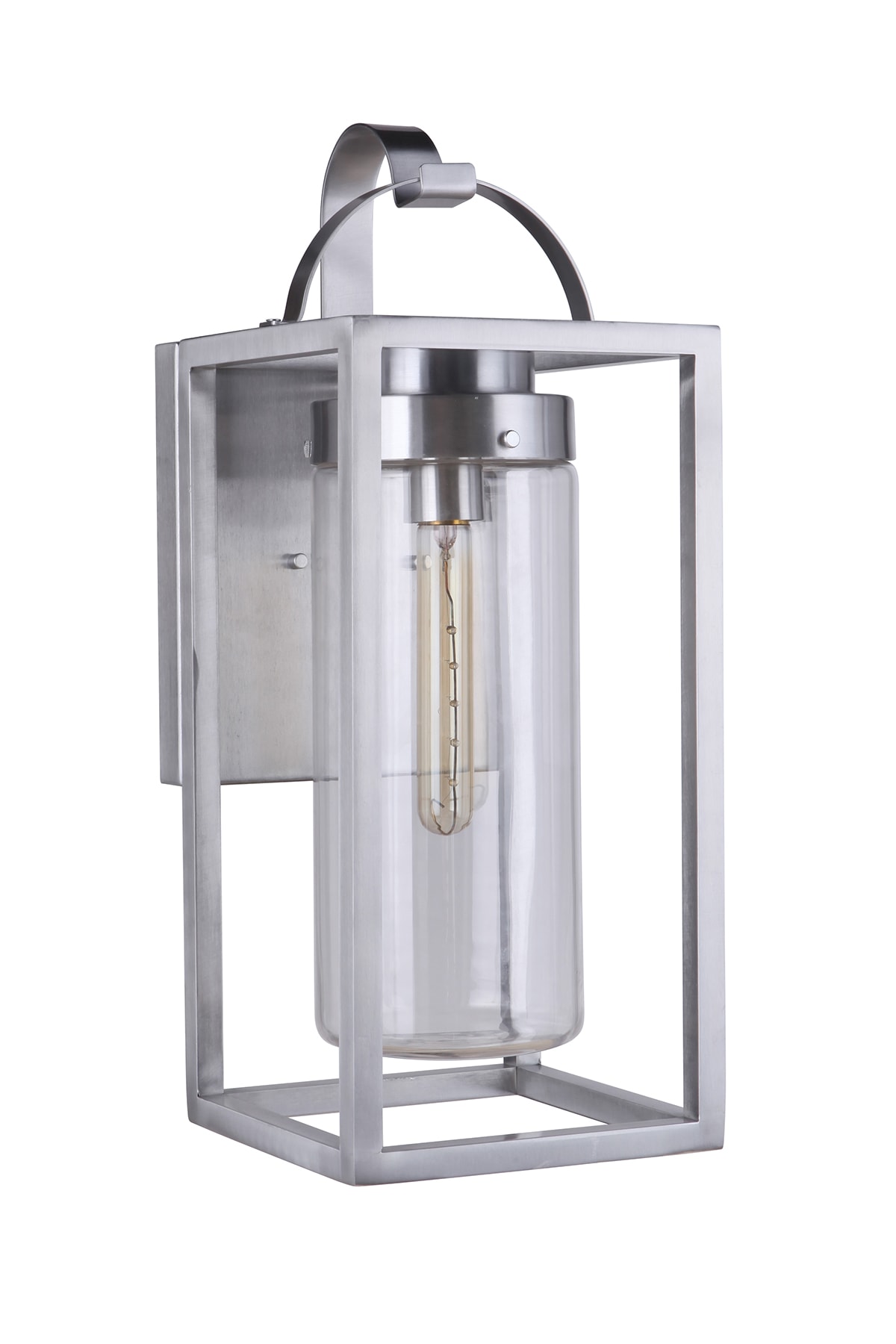Craftmade ZA4814-SA Neo 1 -Light 17-in H Satin Aluminum Hardwired Outdoor Wall Light