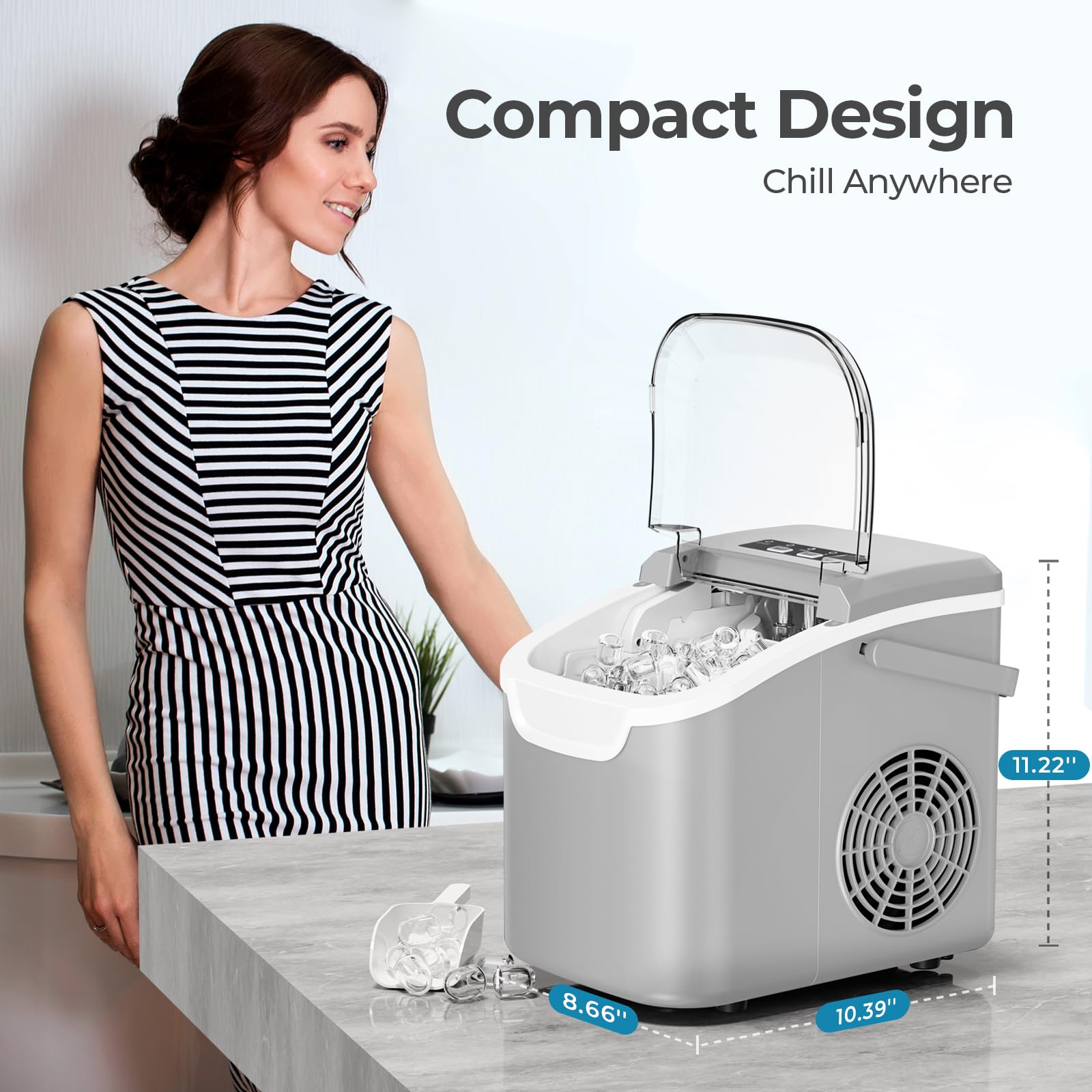 COWSAR LSIM-Z58012RIM0G Ice-Makers - View #6