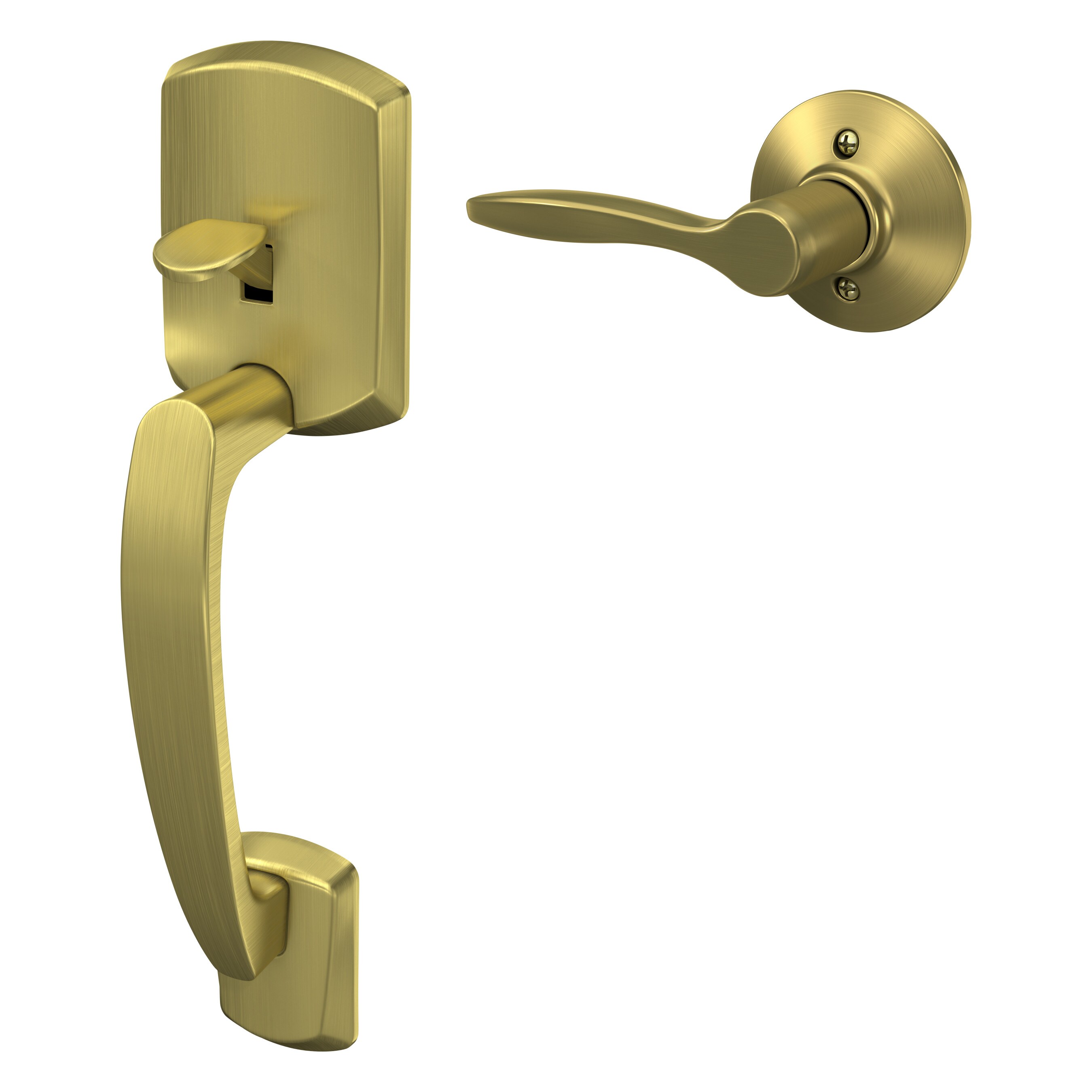 Schlage FE285 DEL 608 GRW RH handlesets - View #7