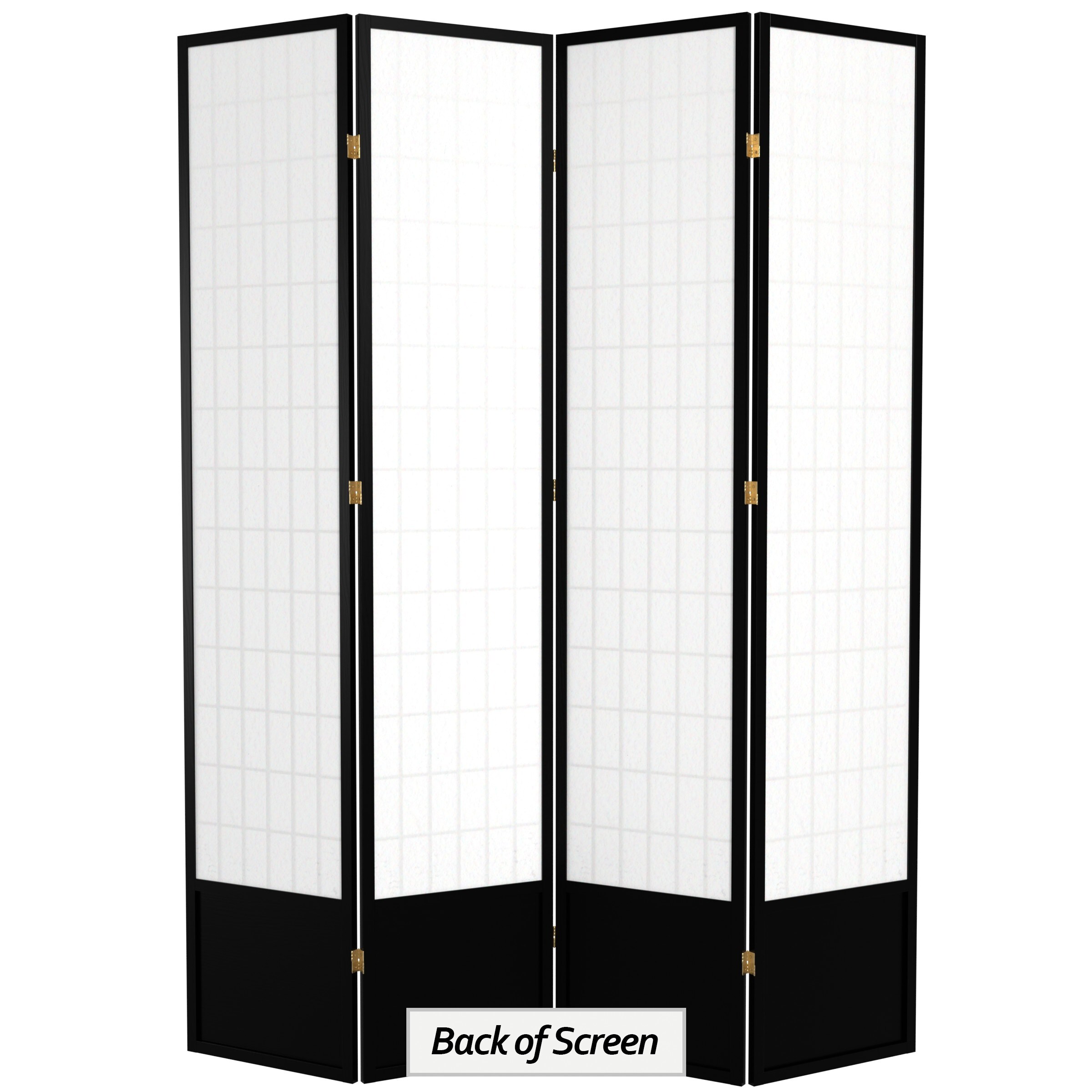 Red Lantern 84WP-BLK-4P Indoor-Privacy-Screens - View #2