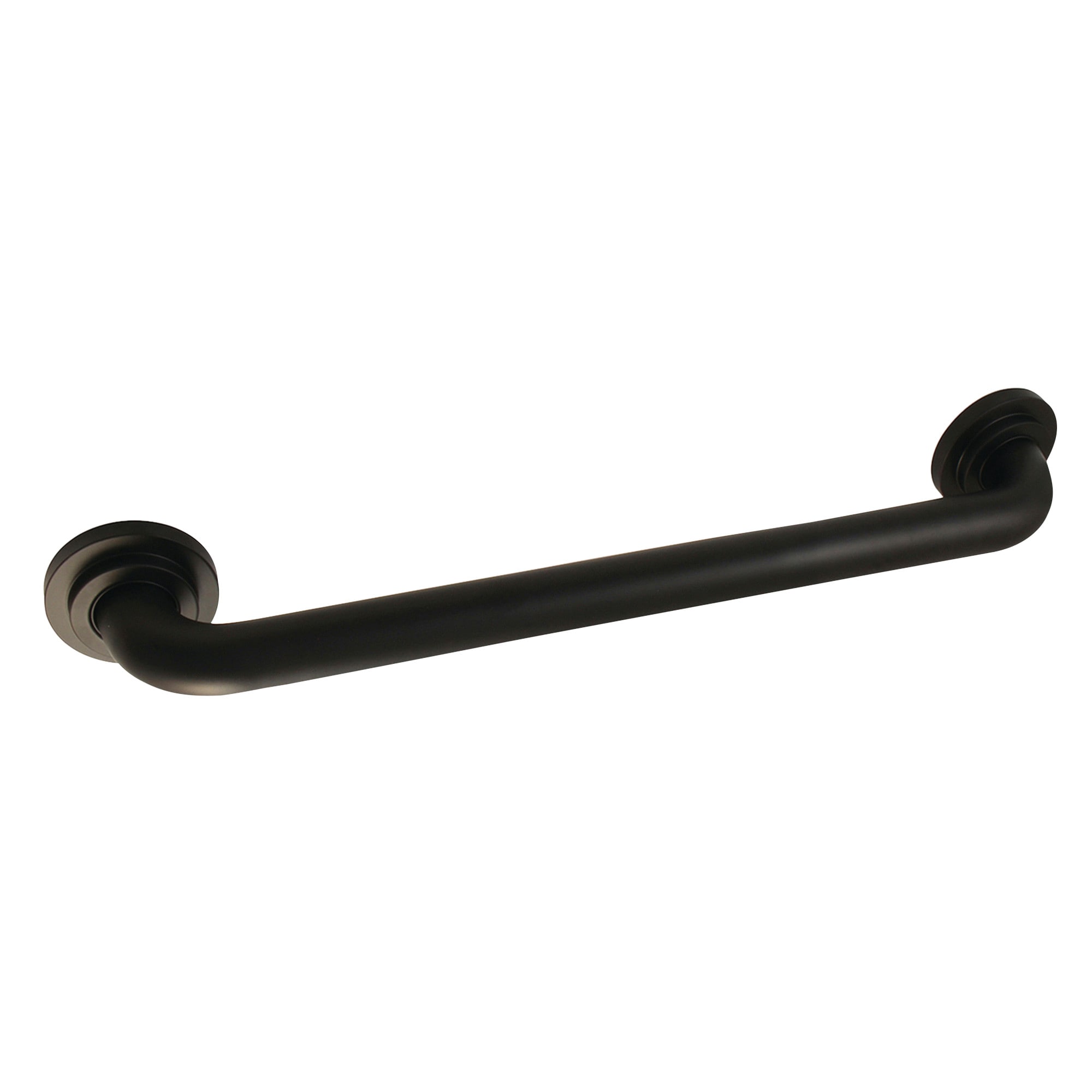 Kingston Brass WLDR414180 Manhattan 18-in Matte black Wall mount ADA Compliant Grab Bar ( 500-lb Weight Capacity )