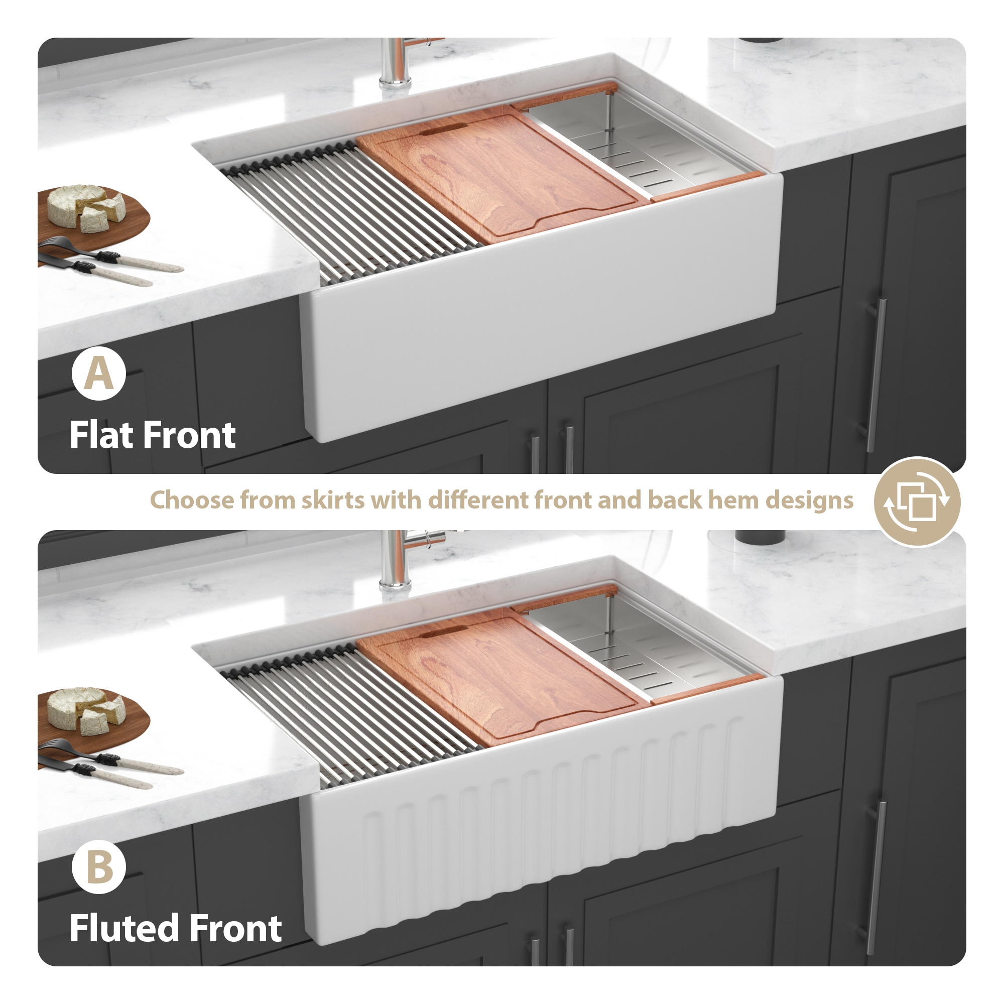 Forclover SLW-SF3001W Kitchen-Sinks - View #5
