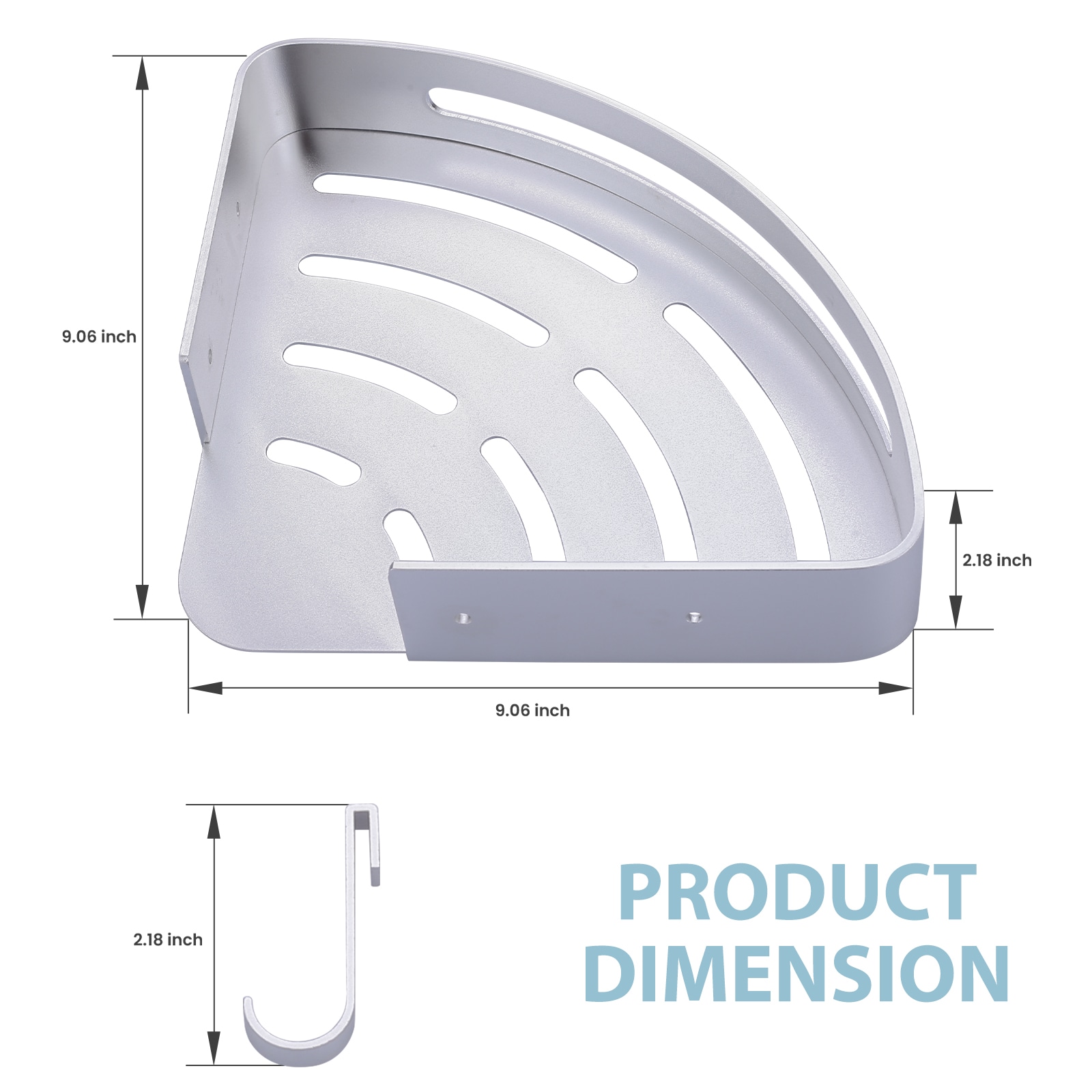WOWOW 410102-LW Bathroom-Shelves - View #7