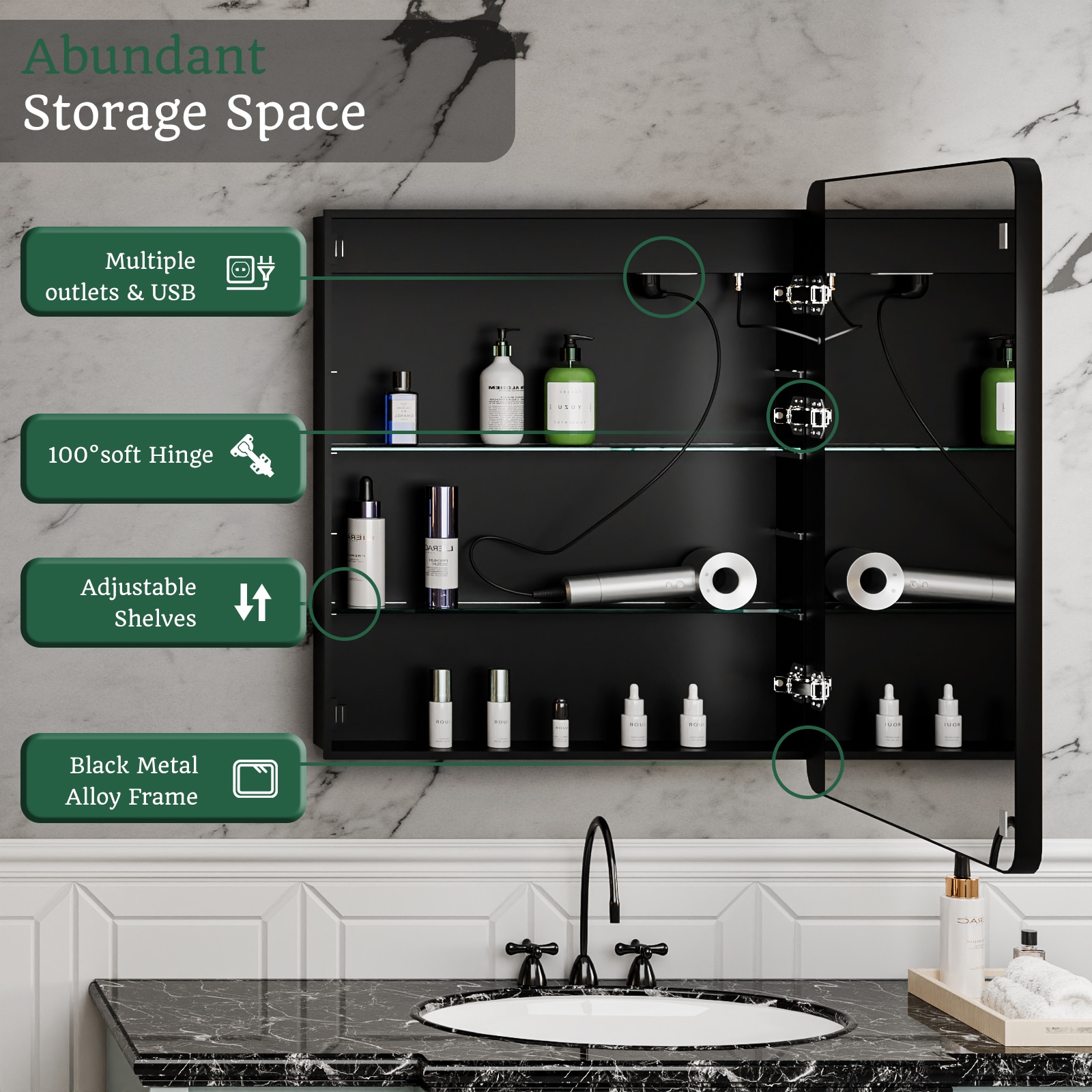 ExBrite EXMC2430V13RB Bathroom-Medicine-Cabinets - View #5