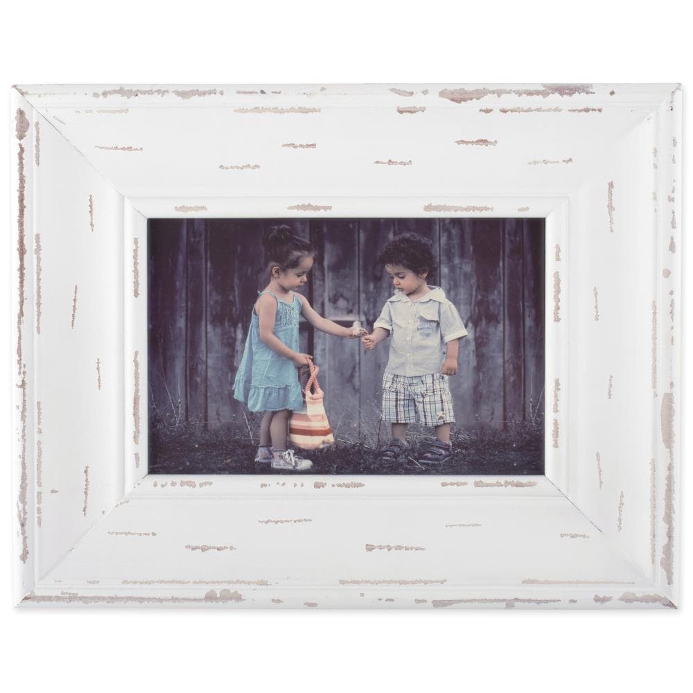 DII Z01753 White Composite ( 5-in x 7-in ) Picture frame