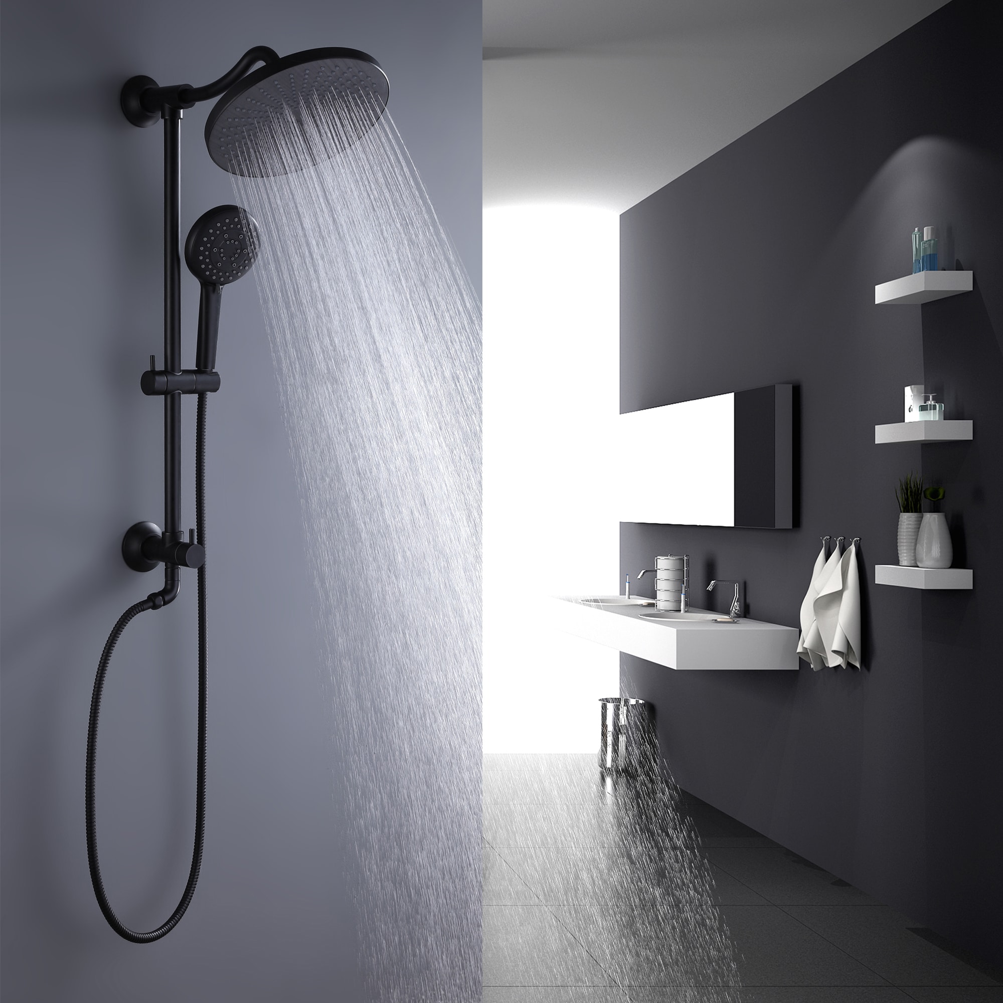 WELLFOR WB-1033 Showerhead-Bar-Panels - View #7