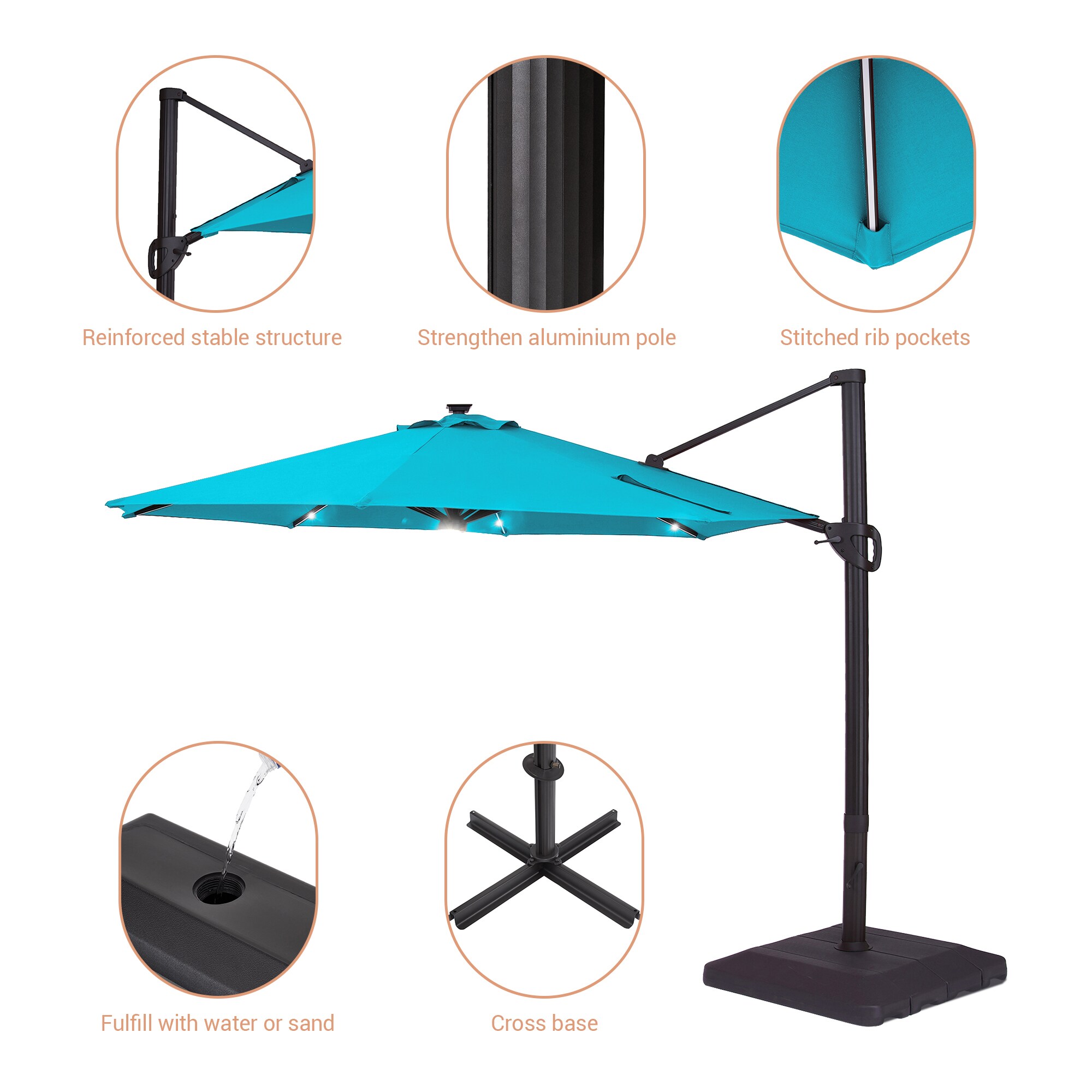 ACEGOSES LW-LED34GY-H-B Umbrellas-2 - View #4
