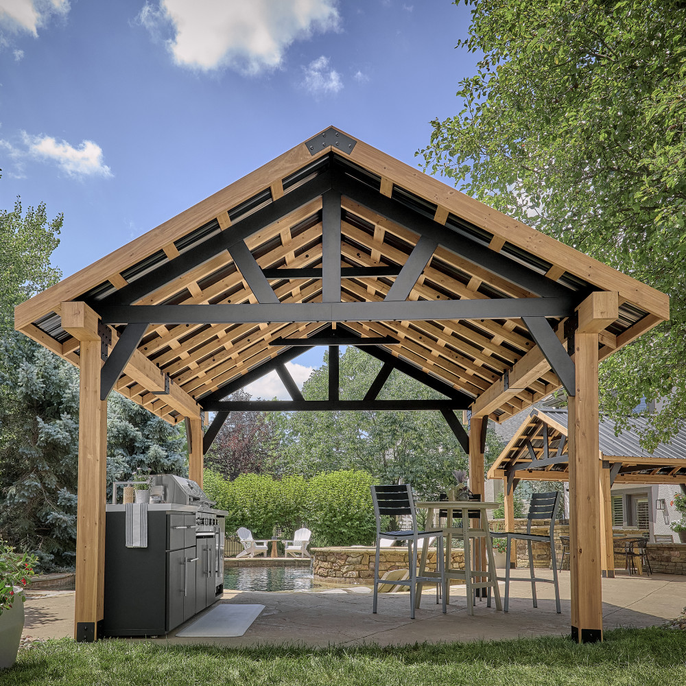 Range Outdoor Living 2506060COM Wood-Resin-Gazebos - View #4