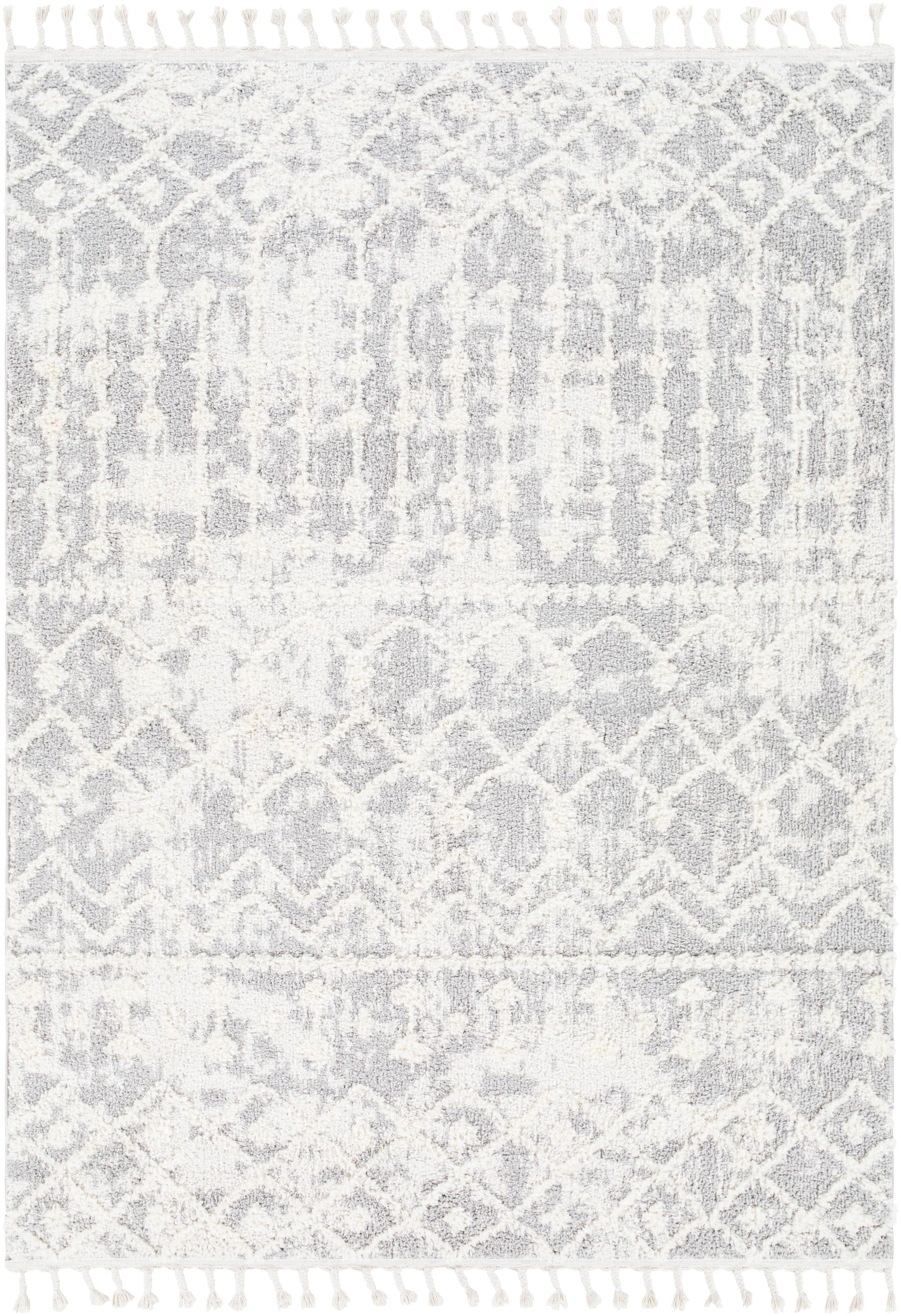Artistic Weavers AHB2307-2773 Alhambra 3 X 8 Light Grey Indoor Tribal Global Runner Rug