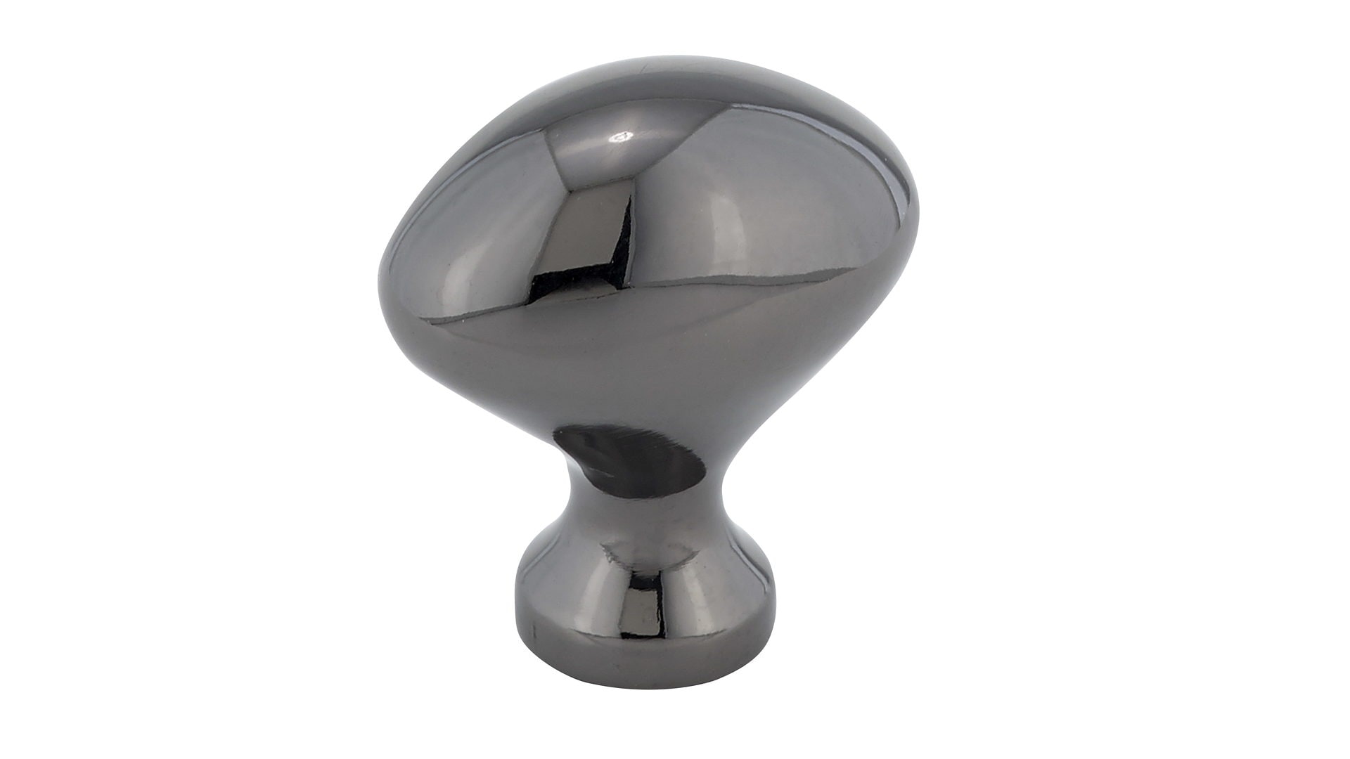Richelieu BP444391 Olinville 1-3/16-in Black Nickel Oval Traditional Cabinet Knob