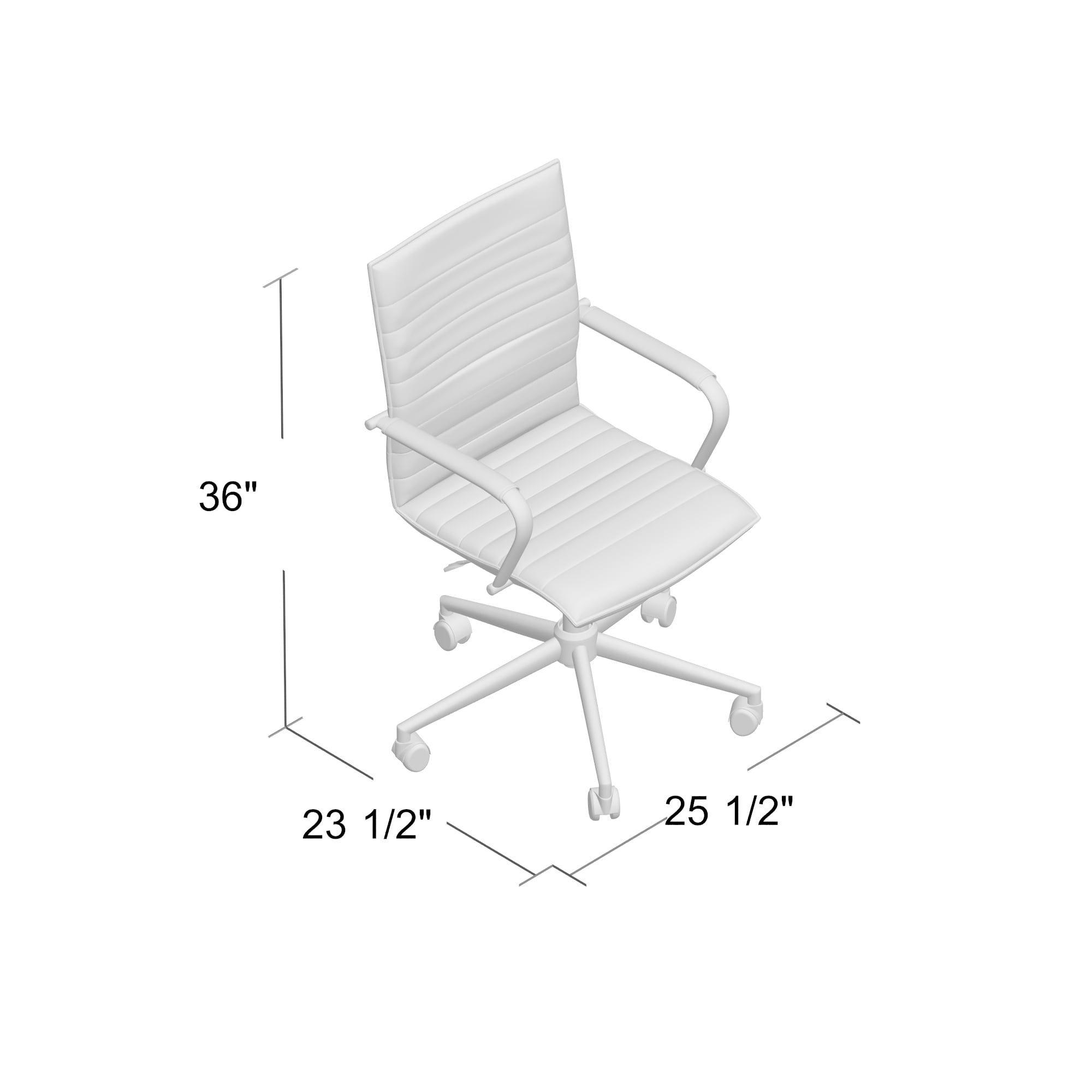 Boss Office Products B9533C-GY Office-Chairs - View #8
