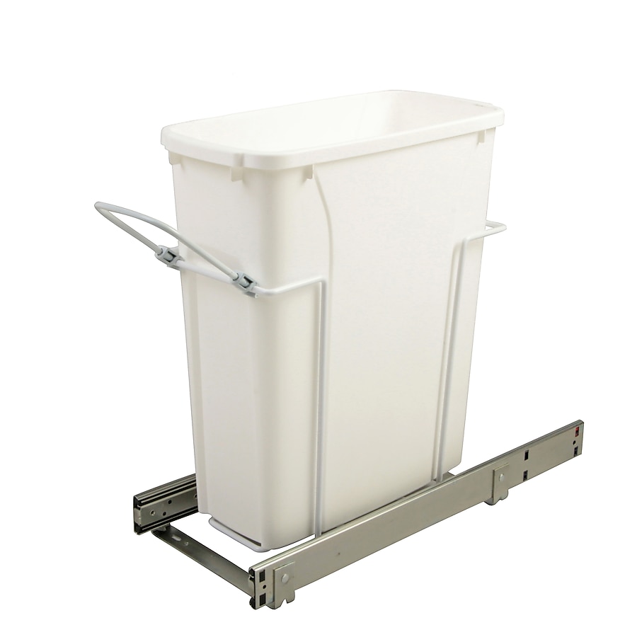 Knape & Vogt 20-Quart Plastic Soft Close Pull Out Trash Can Knape & Vogt 20-Quart Plastic Soft Close Pull Out Trash Can