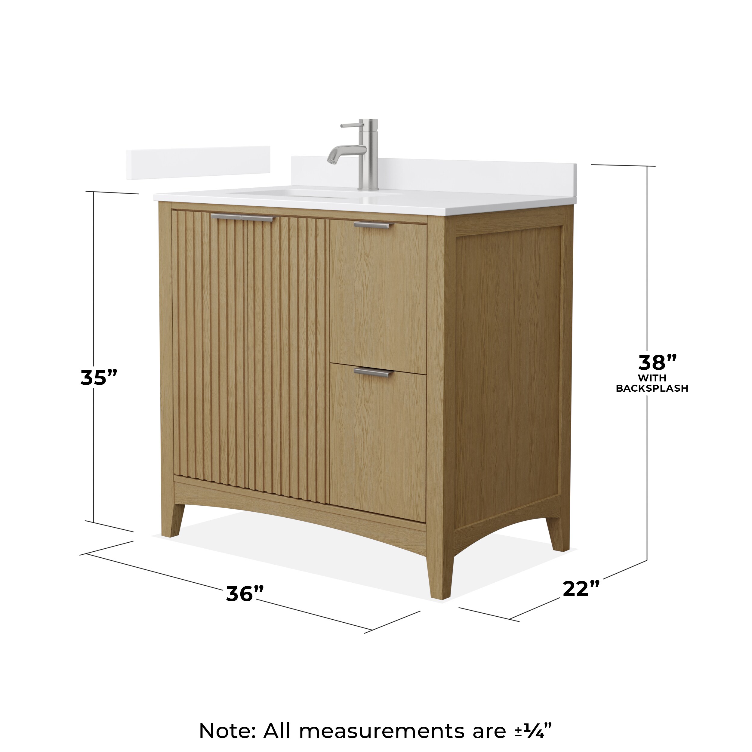 Wyndham Collection WCF919136SNOWCUNSMXX Bath-Vanity-Combo - View #5
