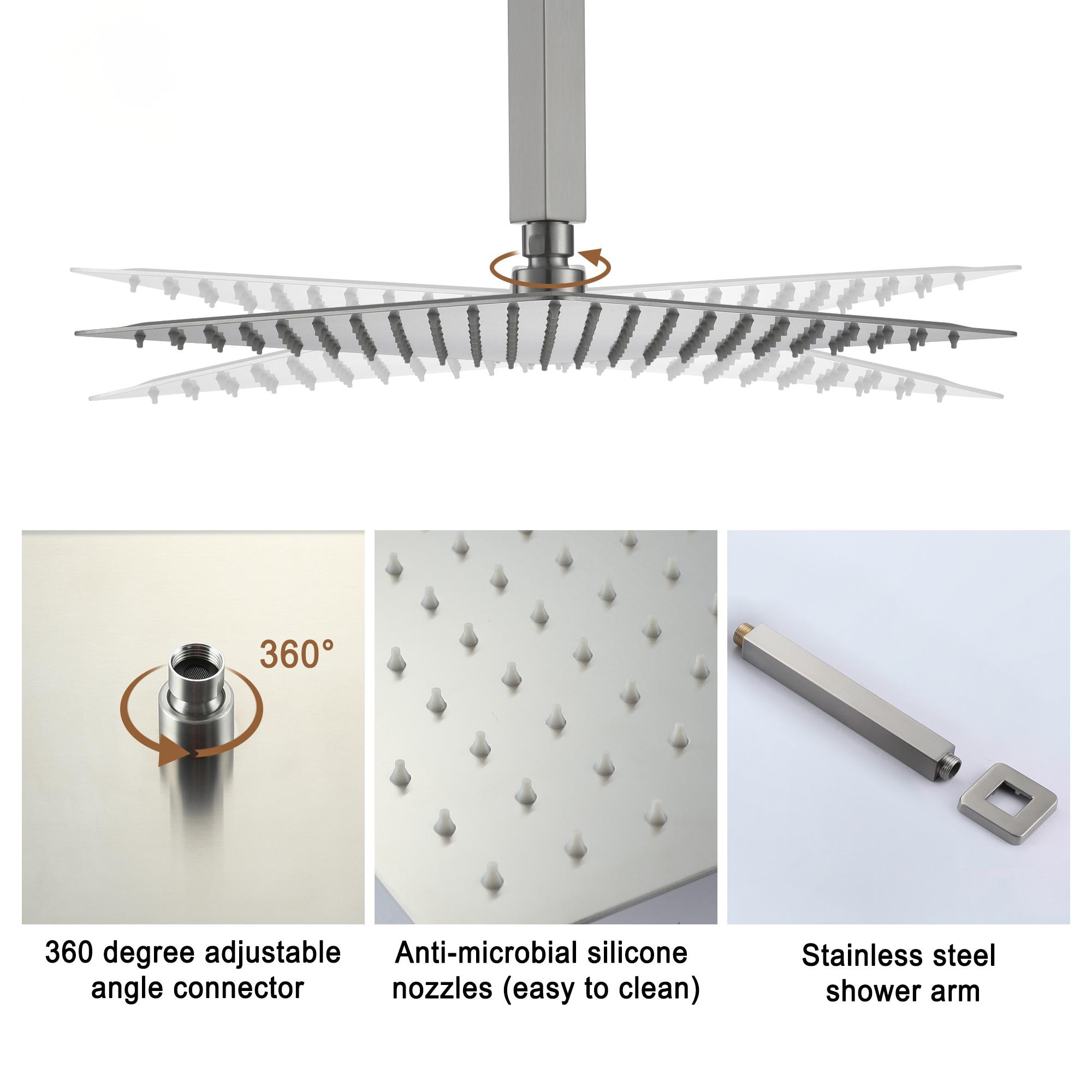 Clihome CL-027ORB-SL Showerhead-Bar-Panels - View #5
