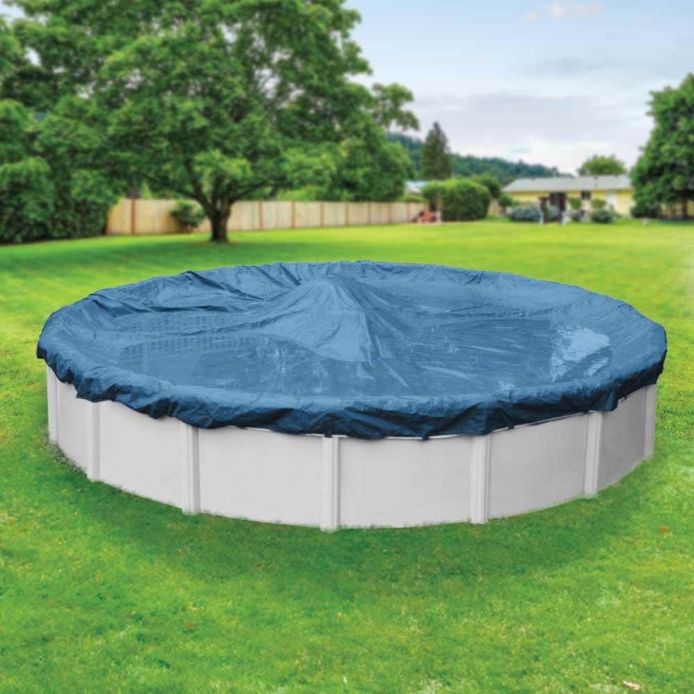 Robelle 24-ft x 24-ft Super Polyethylene Winter Pool Cover in the 