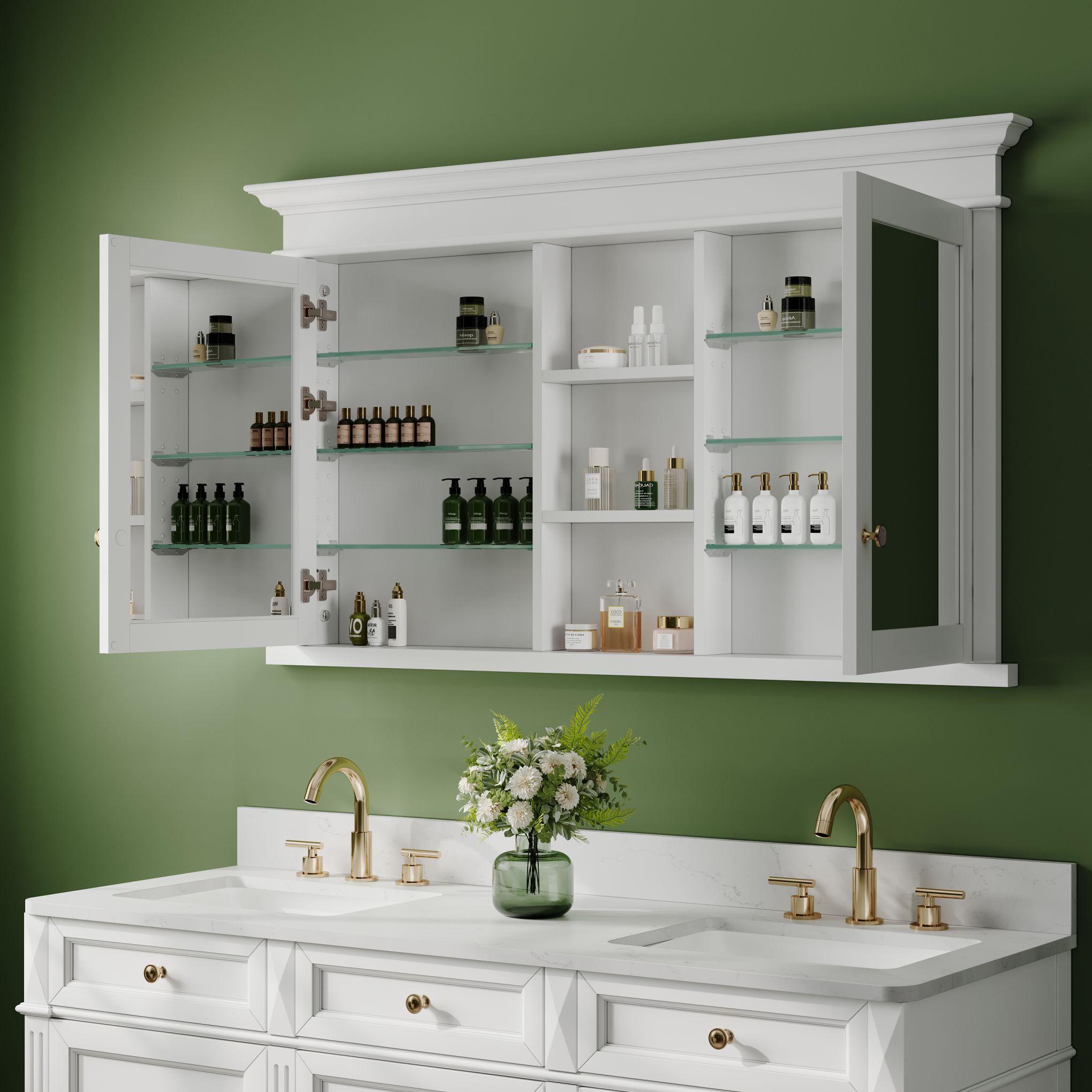 WELLFOR D5532MC-WT Bathroom-Medicine-Cabinets - View #8