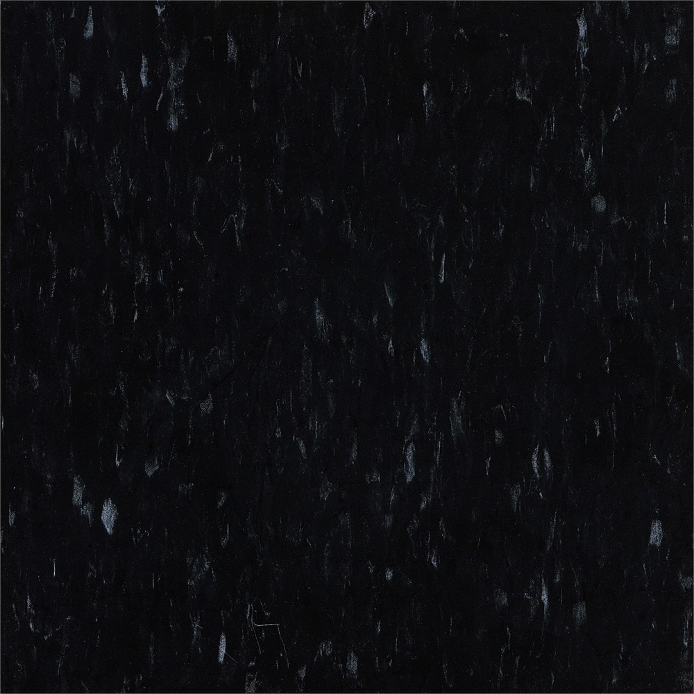 Armstrong Flooring Migrations VCT Basalt Black 45-Piece 12-in x 12-in ...