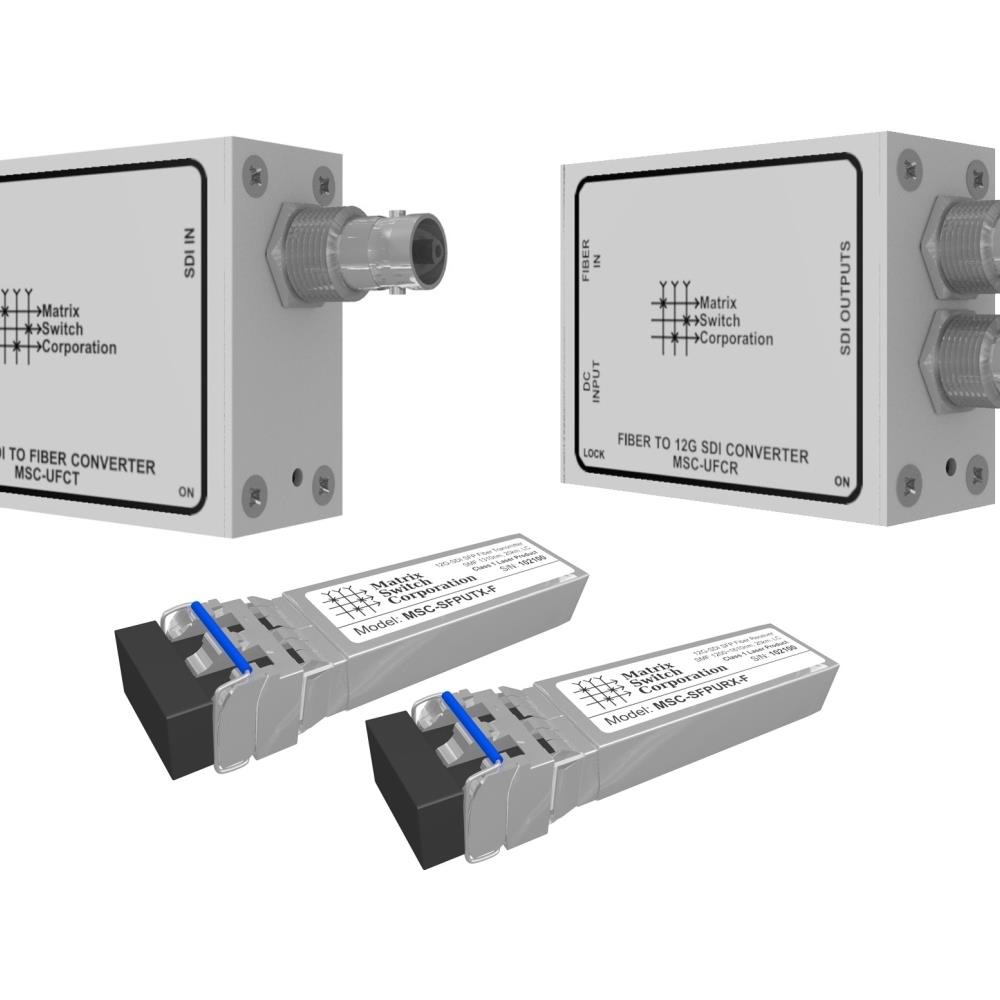  TCNCD388826 Matrix Switch MSC-SFL-101 1 Channel 12G-SDI- SDI and HDSDI Over Fiber Extender for Fiber Link Product Solution
