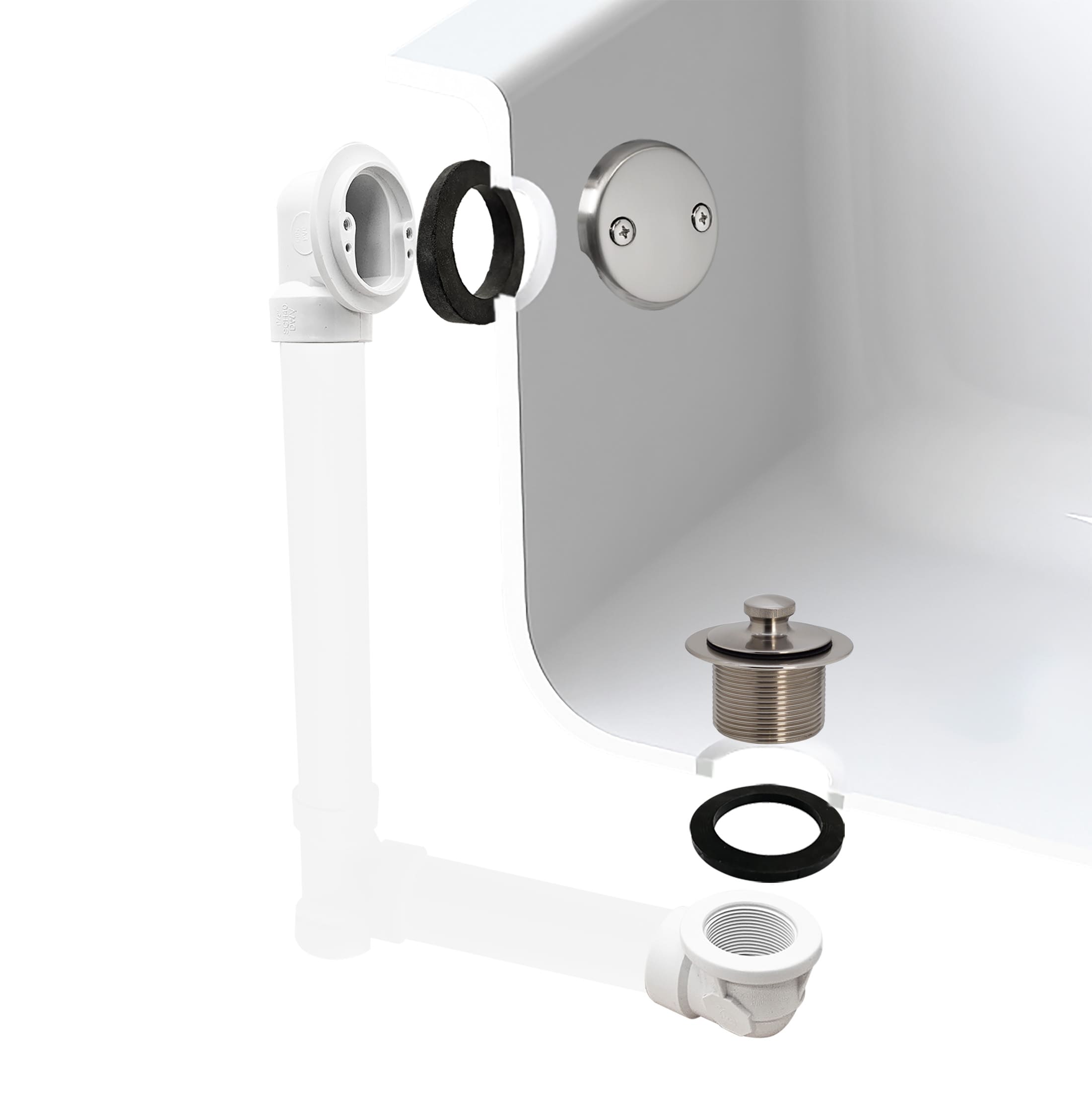 WESTBRASS D542-07 Tub-Drain-Accessories - View #4