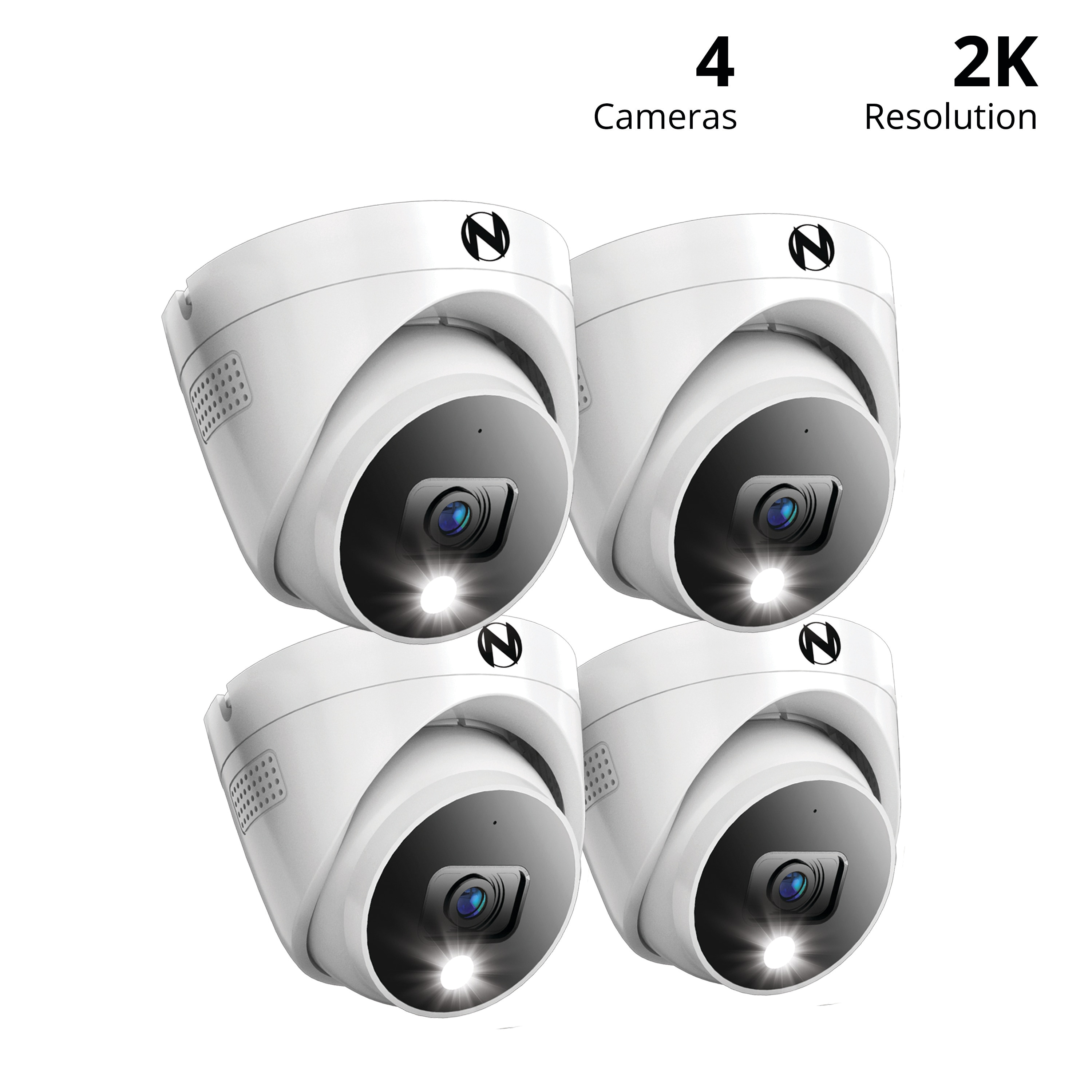 Night Owl FTD4 Indoor/Outdoor 4-Camera Hardwired Spotlight Security Camera System CAM-4PK-FTD4DM-B Sansujyuku sansujyuku.com