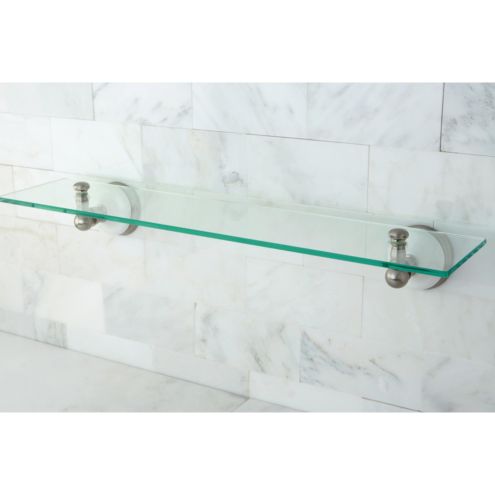 Kingston Brass WL11198 Victorian Brushed Nickel Wall mount Bathroom Shelf ( 20-in x 3-in x 5.5-in )