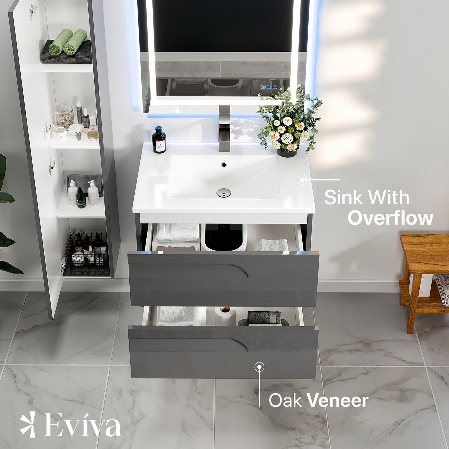 Eviva EVVN23-32GR-WMN Bath-Vanity-Combo - View #3
