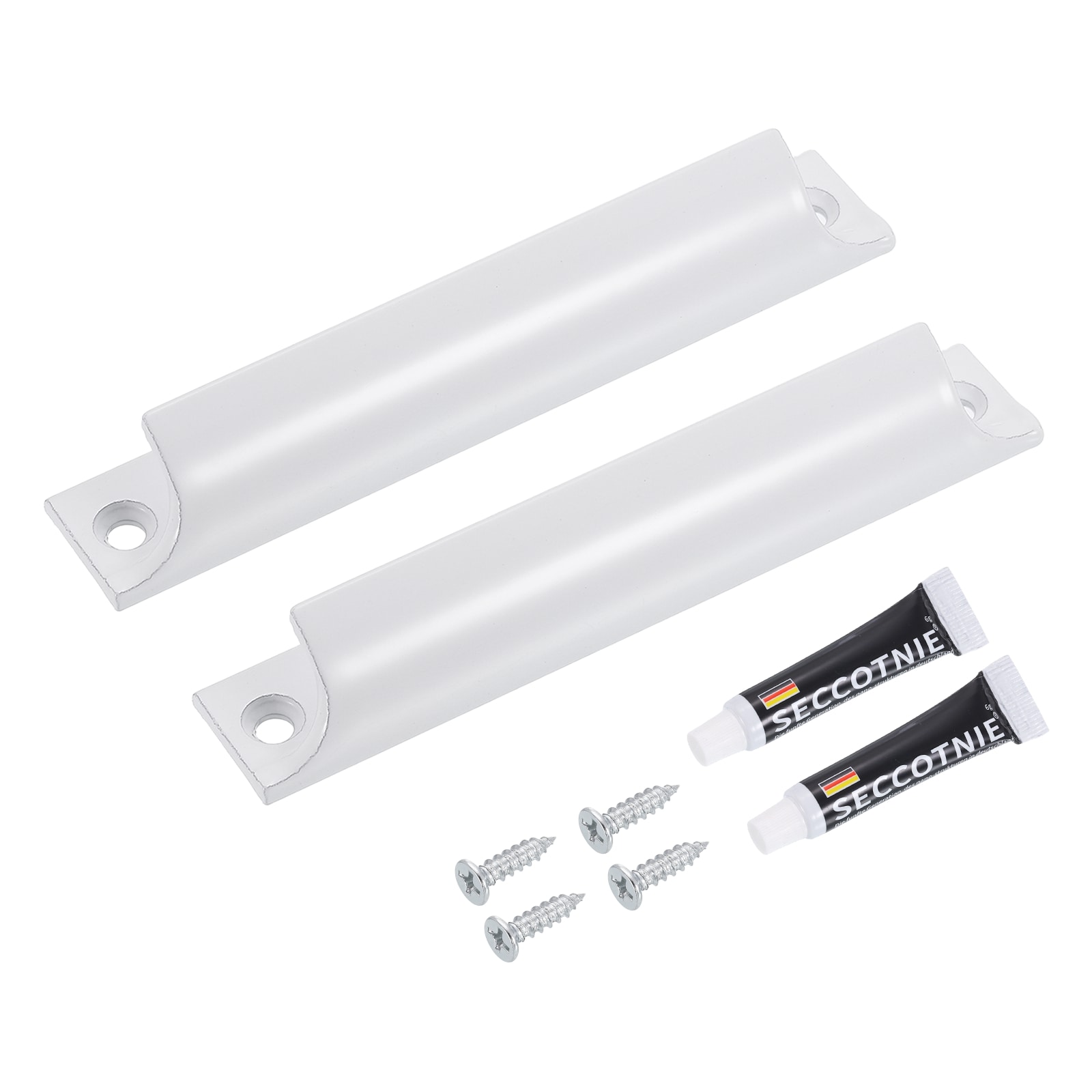 Unique Bargains 2pcs Drawer Pulls Handles 4.7inch Aluminum Alloy Window ...