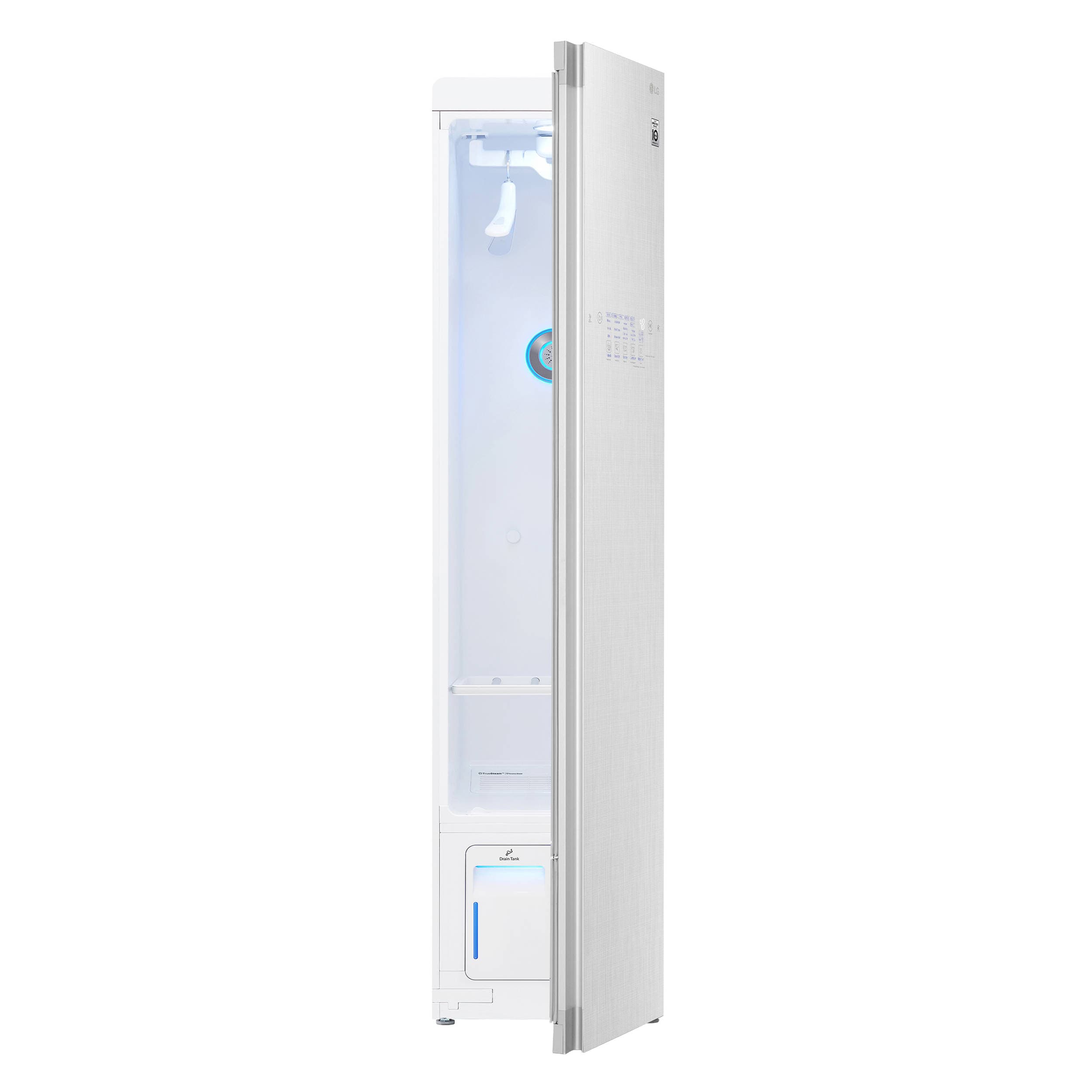 LG - S3WFBN - LG Styler® Smart wi-fi Enabled Steam Closet with TrueSteam®  Technology and Exclusive Moving Hangers