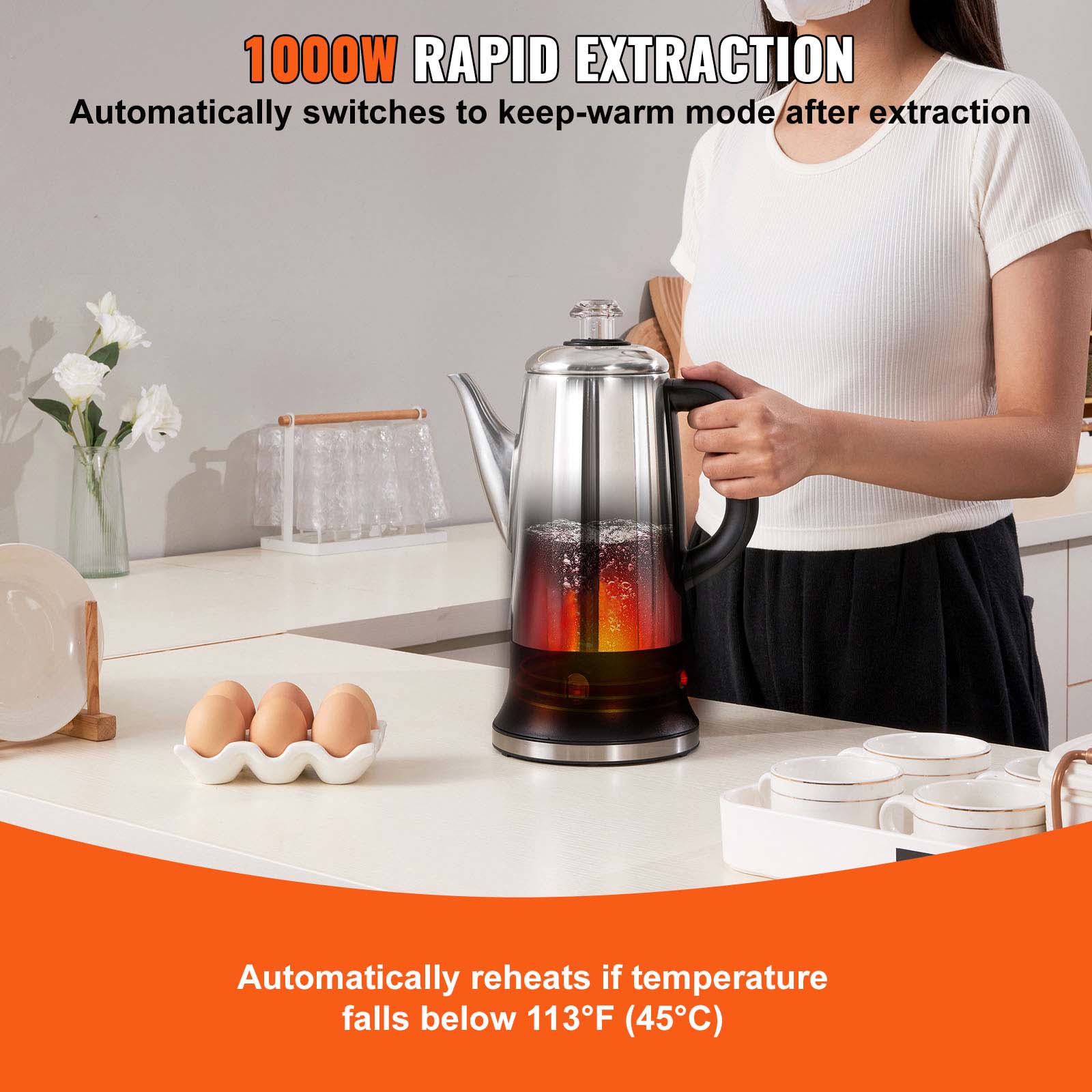 VEVOR SCDDGLKFHBXG01869V1 Coffee-Makers - View #3