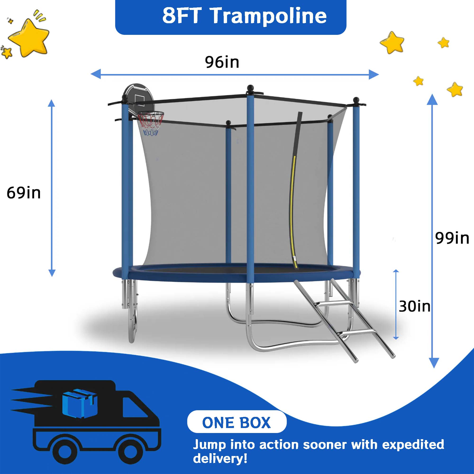 Fun Orange FUN25BC17 trampolines - View #2