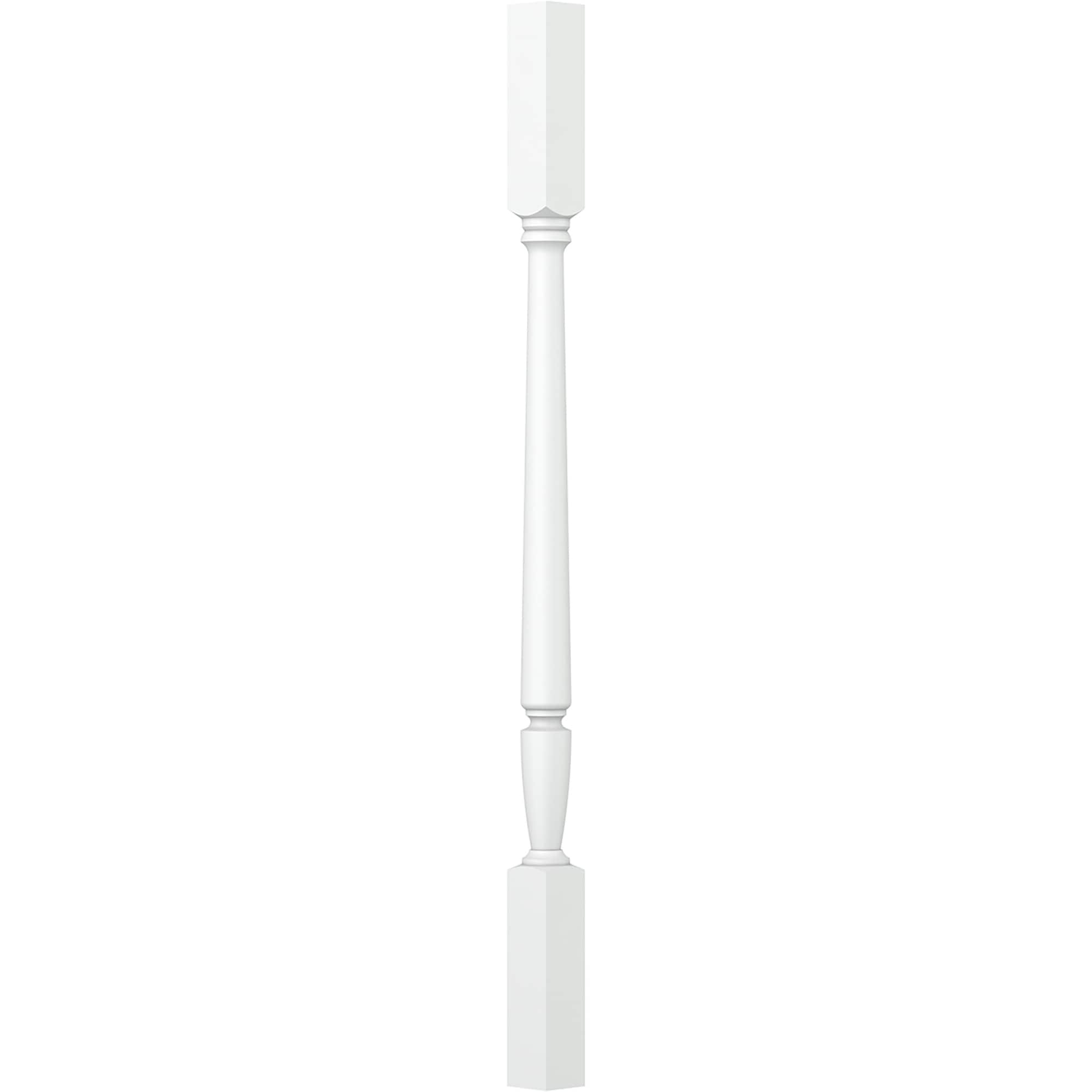 L.J. Smith Stair Systems LJP-2005-PRG 34 34-in x 1.75-in Primed Square Top Turned Stair Baluster