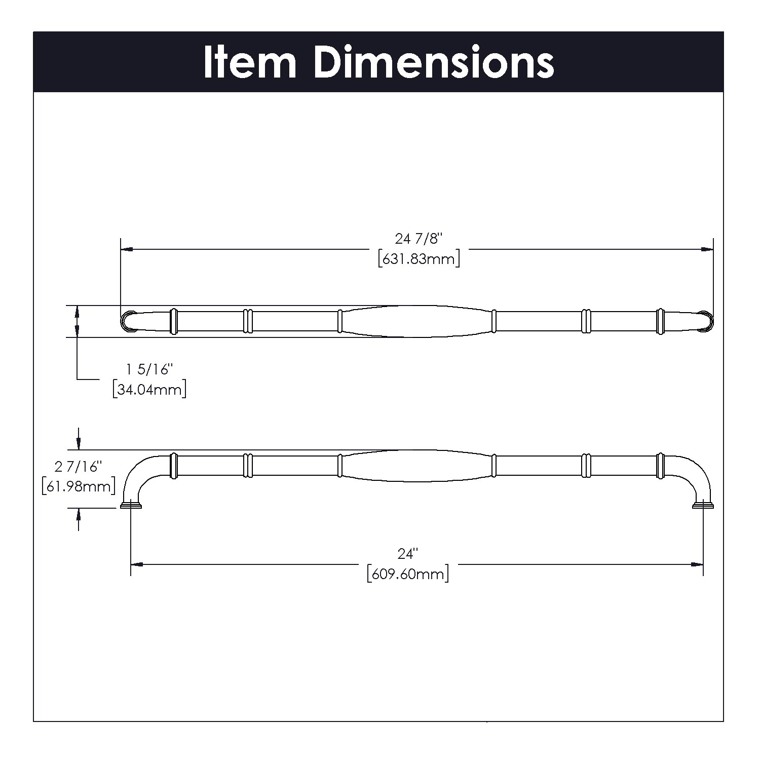 Hickory Hardware K51-SS Cabinet-Pulls - View #4