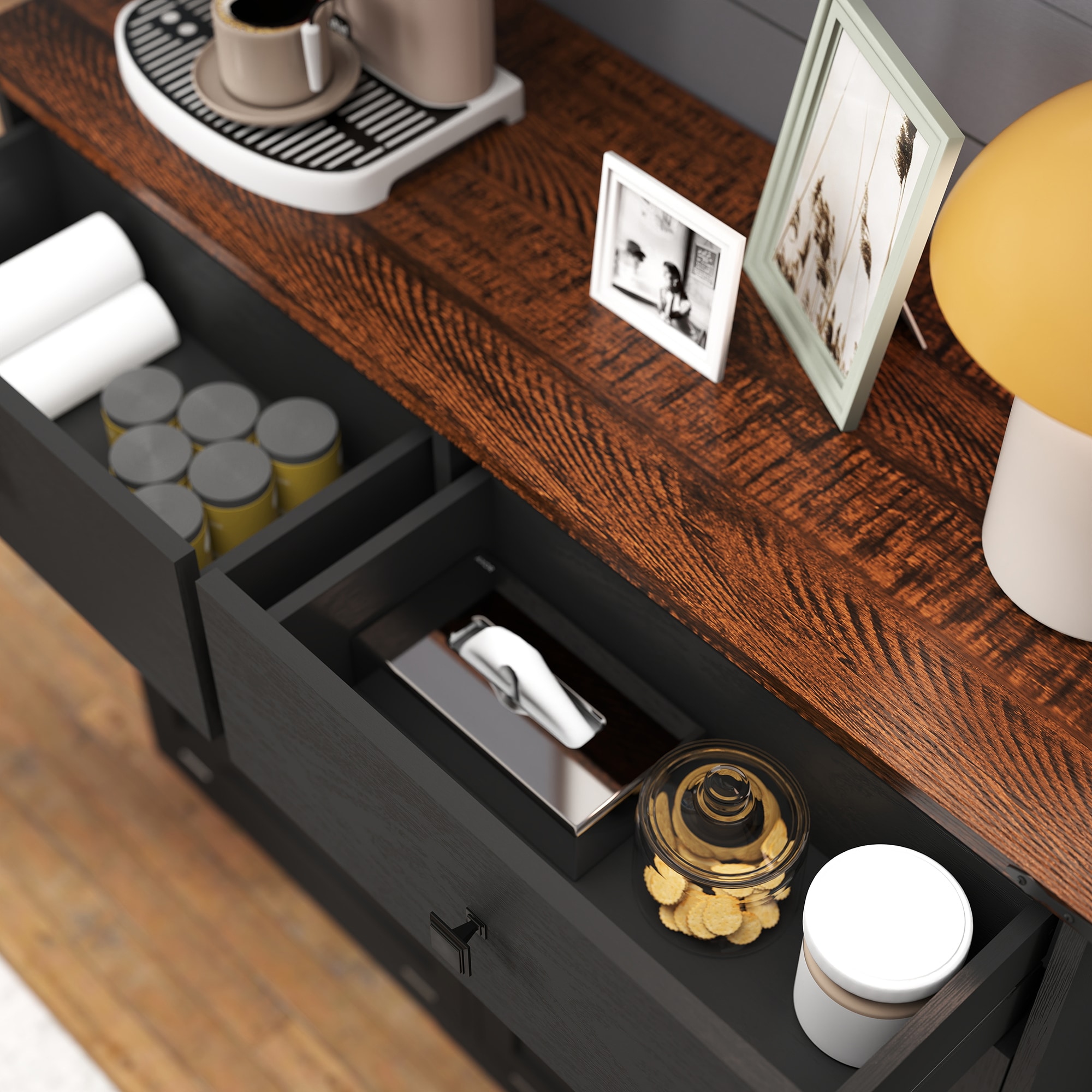 SINOFURN SYA330180BK Dining-Kitchen-Storarge - View #13