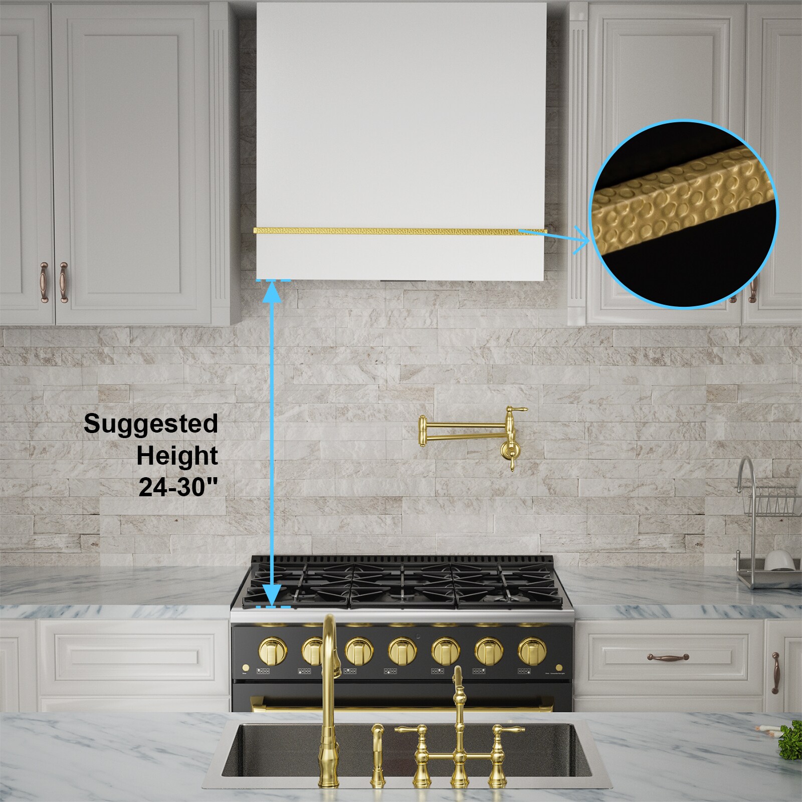 Akicon AK-HS30HA-SWG Wall-Mounted-Range-Hoods - View #4