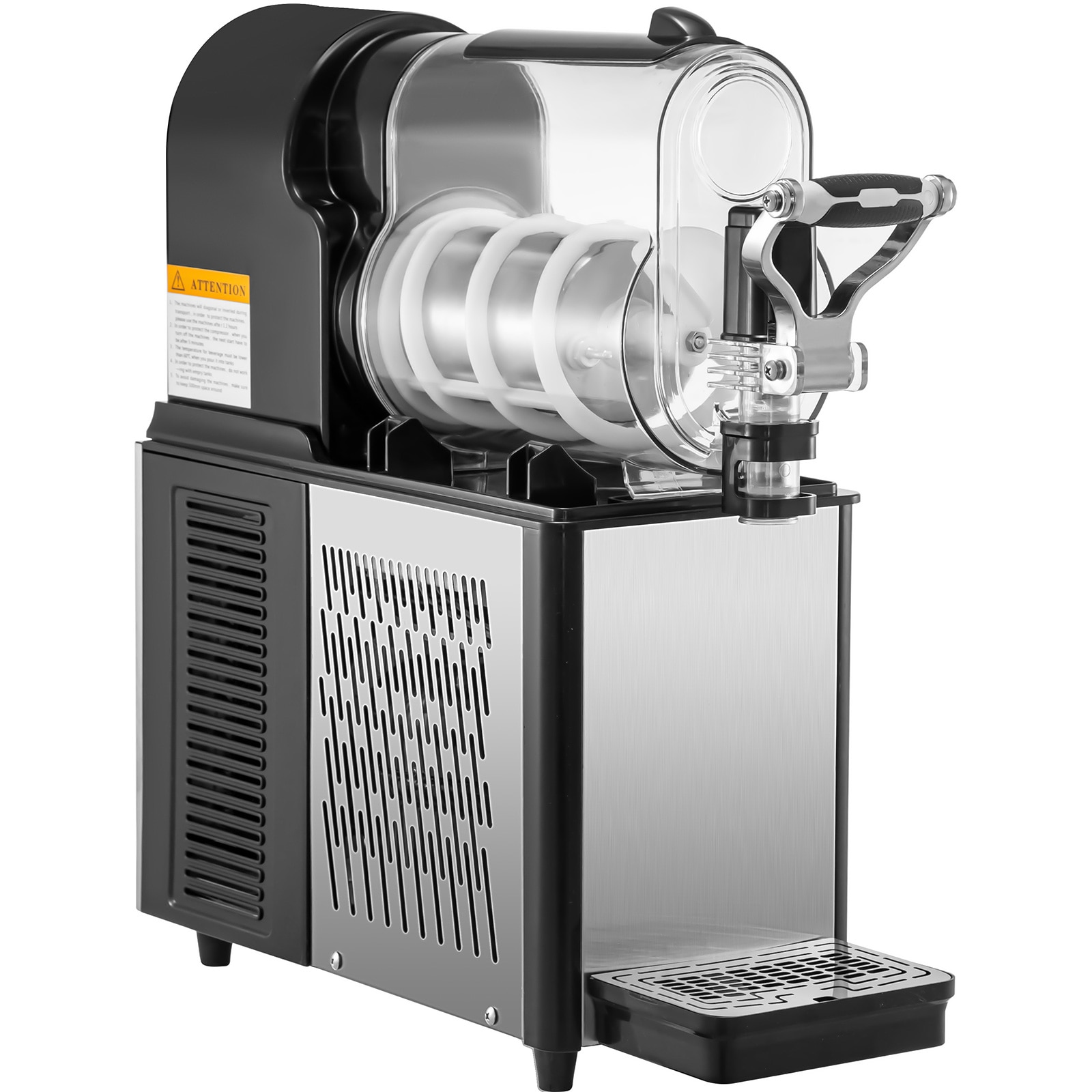 VEVOR 1 x 3 L 110 V 290 W Slush drink machine ( Stainless Steel + ABS + PC ) #XRJMNKHS3LX1G0001V1