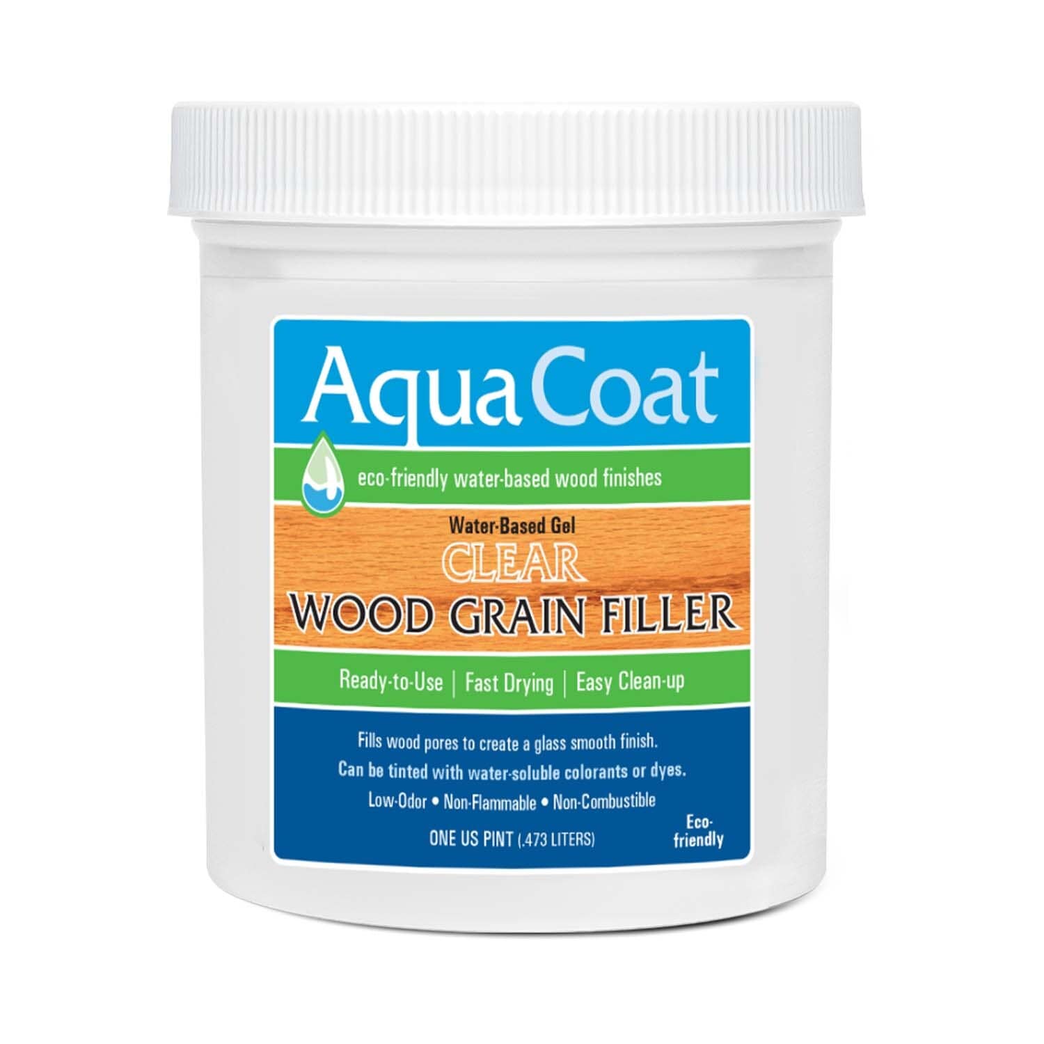 Aqua Coat 300-000-01 16 Ounce(s) Clear Wood Filler