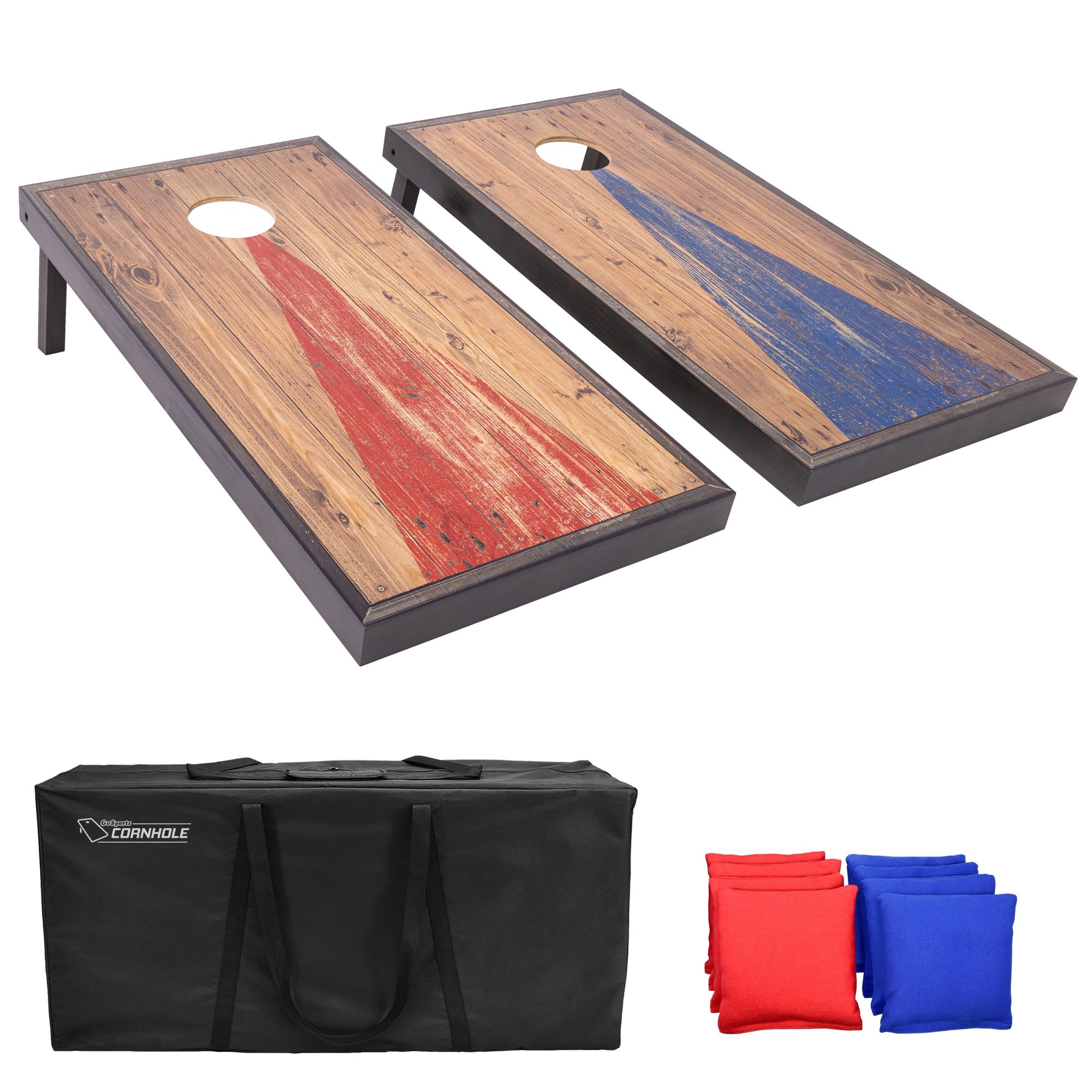 GoSports 815898026557 Outdoor Wood Corn hole with Case