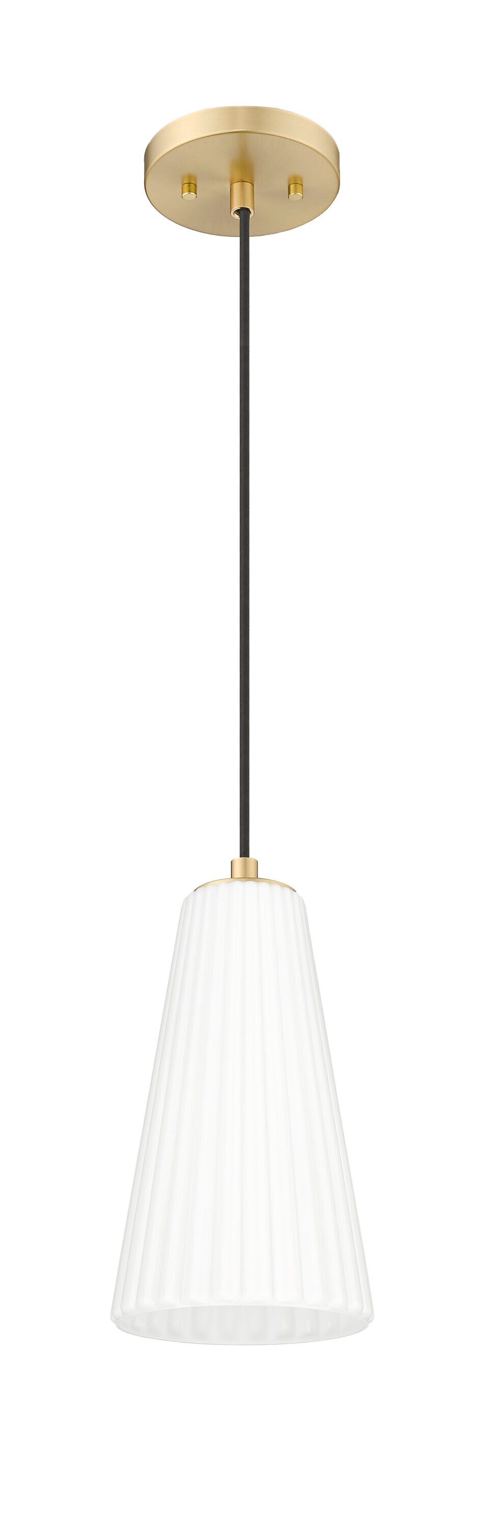 11-Inch Modern Gold Glass Pendant Light