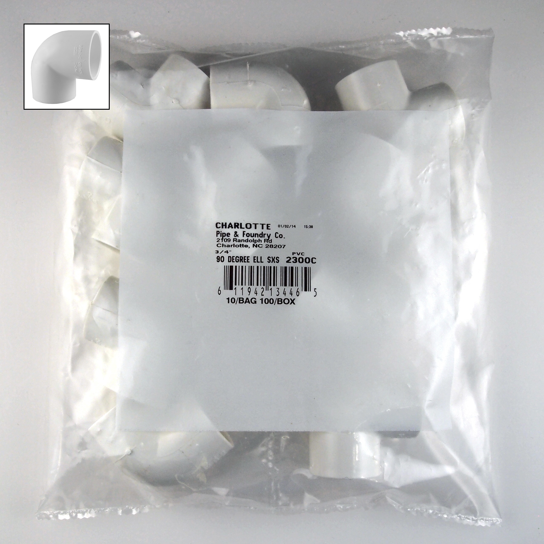 Charlotte Pipe PVC 02300C 0800HC Pvc-Pressure-Sch-40-Fittings - View #5