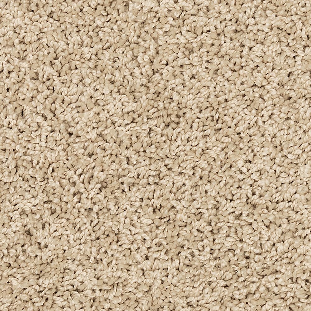 STAINMASTER SS040-12-L010 Legion Lake I Picnic Tan 40-oz sq yard Solution-dyed polyester Textured Indoor Carpet