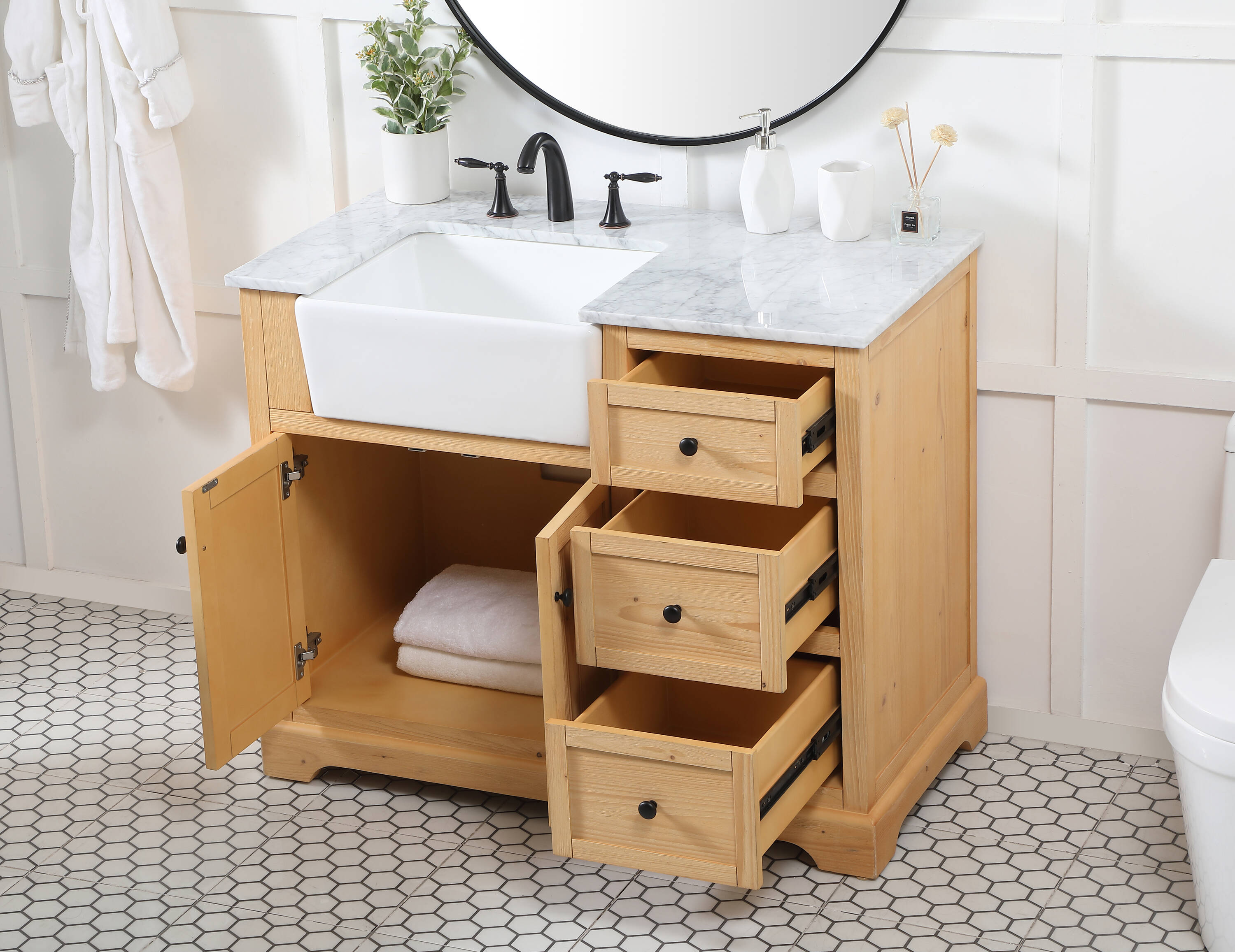 Elegant Decor HF180726NW Bath-Vanity-Combo - View #4