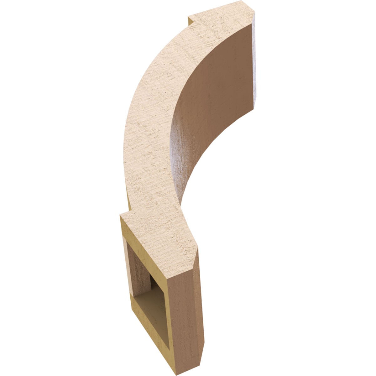 Ekena Millwork BRCUR05X12X16LFTRCPR braces - View #7