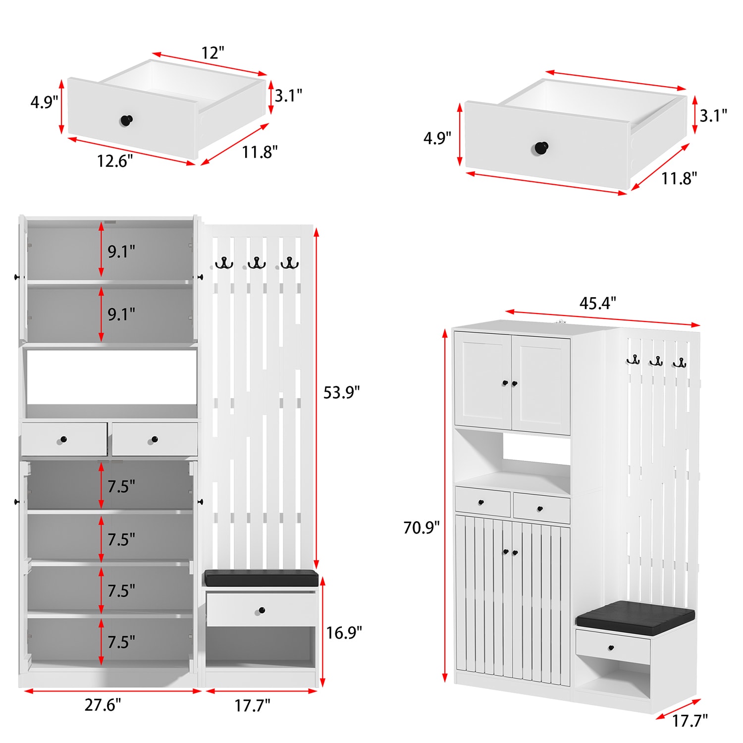 FUFU&GAGA KF180166-01+02 Hall-Trees - View #11