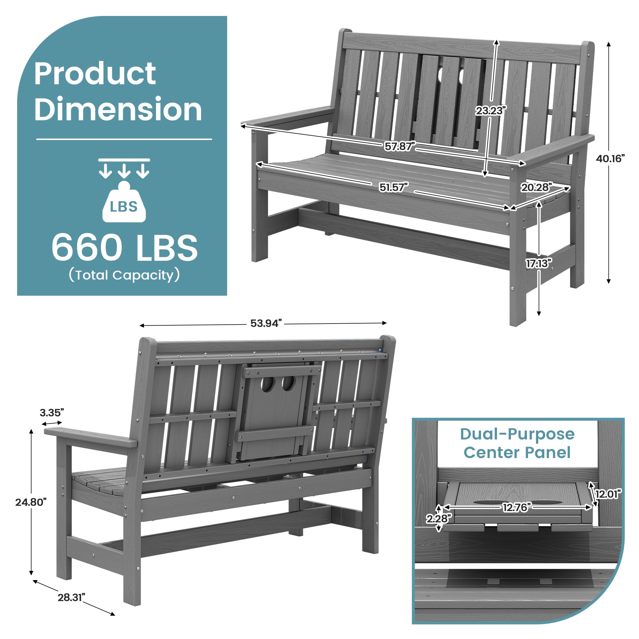 JEAREY XJG3JT-GN benches - View #3